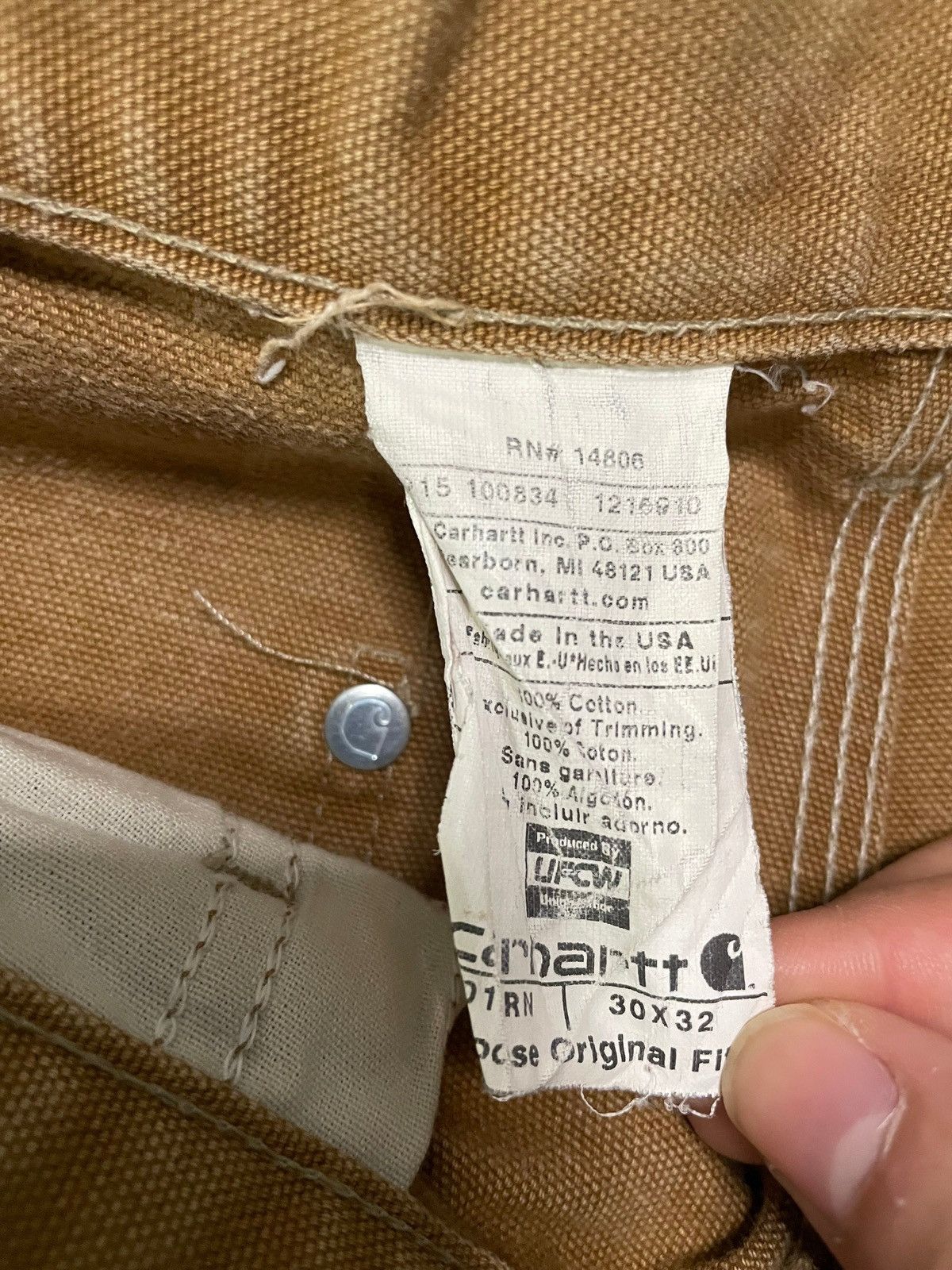 Carhartt Carhartt beige double knees pants Size US 30 / EU 46 - 6 Thumbnail
