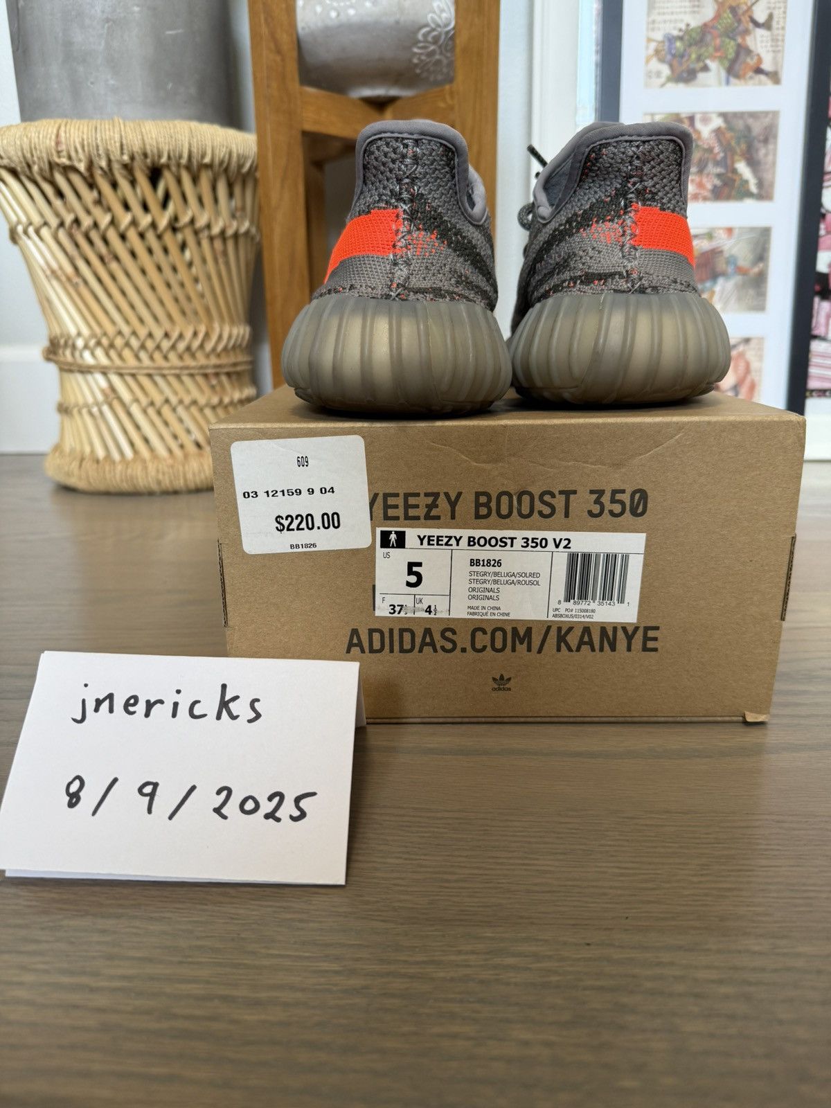 Adidas Yeezy Boost 350 V2 Beluga Size US 5 / EU 37 - 6 Thumbnail