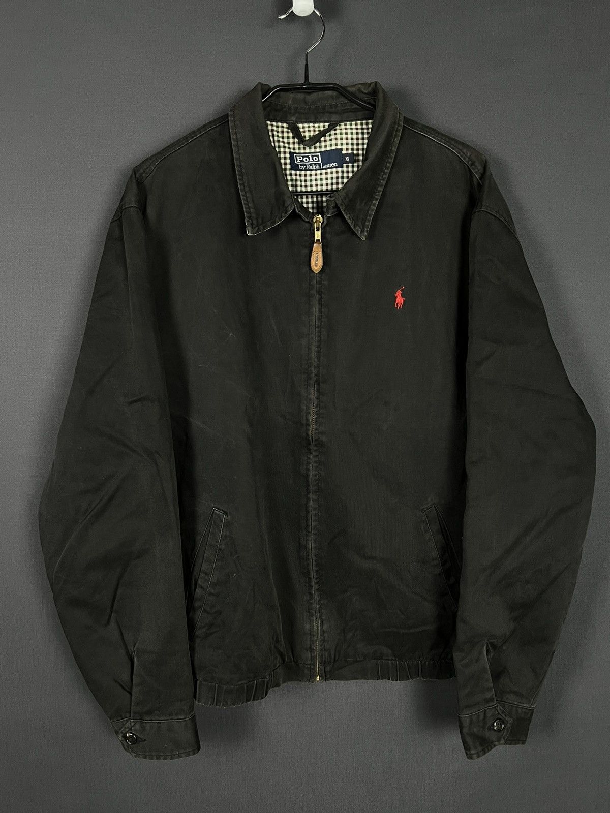 Vintage Vintage Polo Ralph Lauren men’s size XL black jacket Size US XL / EU 56 / 4 - 1 Thumbnail