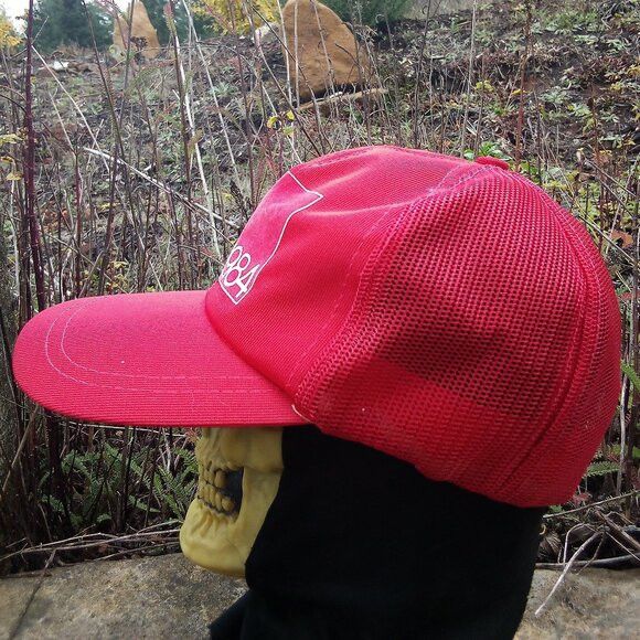 Vintage Vintage USA 1984 Snap Back Trucker Hat Cap Size ONE SIZE - 2 Thumbnail