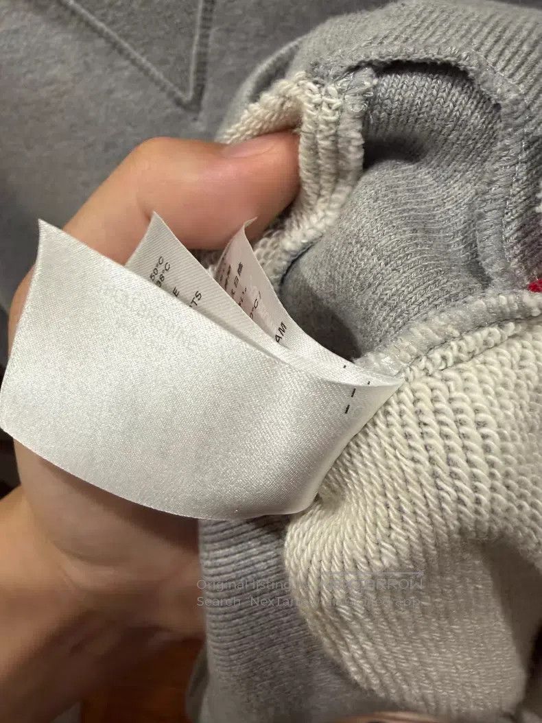 Thom Browne Thom Browne Crew Neck Sweatshirt Light Grey Size US XL / EU 56 / 4 - 7 Thumbnail