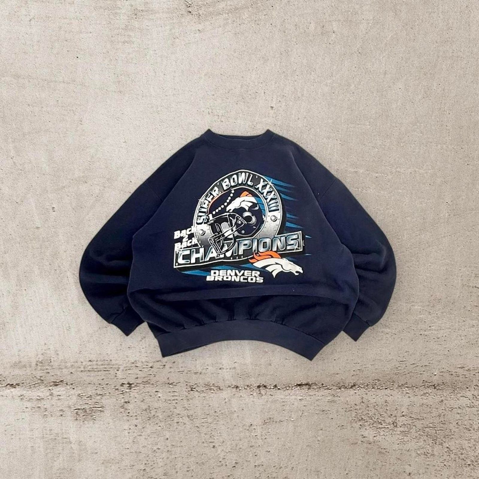 Starter Vintage retro denver broncos super bowl sweatshirt Size US L / EU 52-54 / 3 - 1 Thumbnail