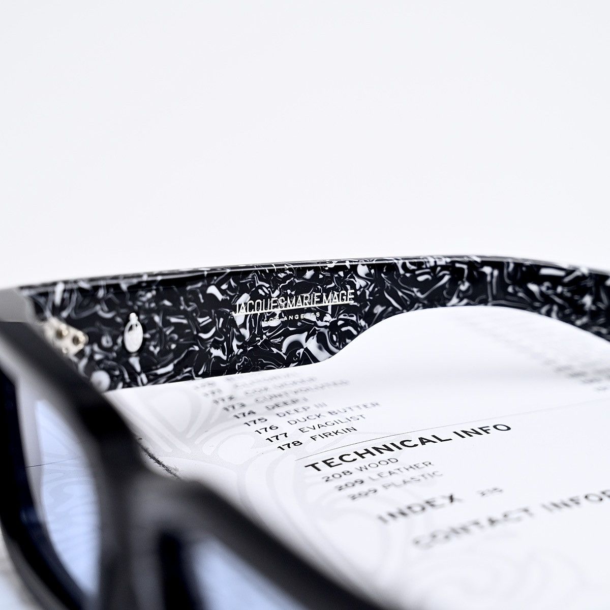 Jacques Marie Mage JACQUES MARIE MAGE ASCARI NERO SUNGLASSES Size ONE SIZE - 4 Thumbnail
