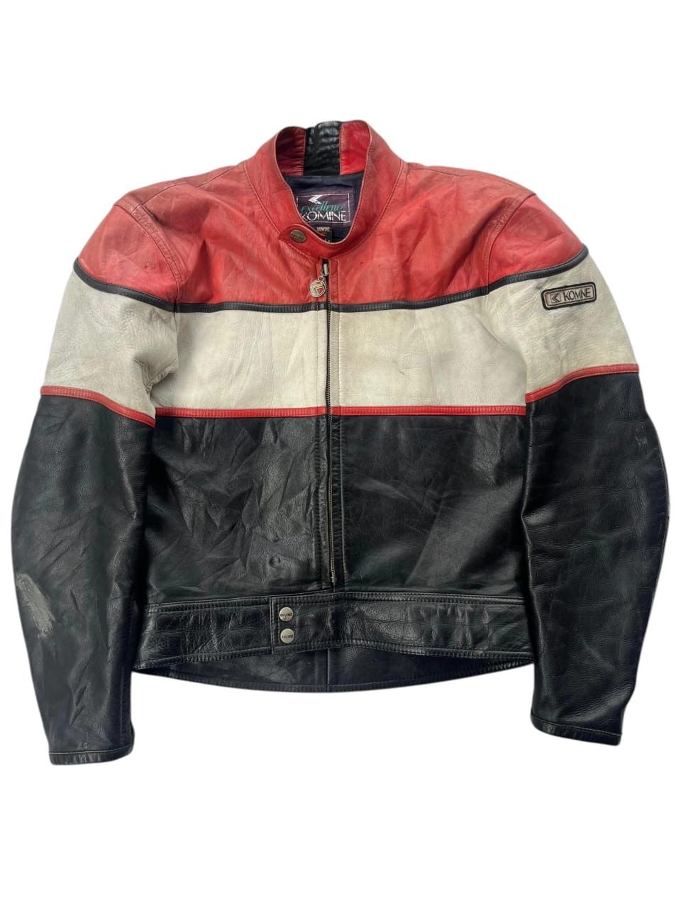 Leather Komine Biker Rider Leather Jacket Fit S Size US S / EU 44-46 / 1 - 1 Thumbnail