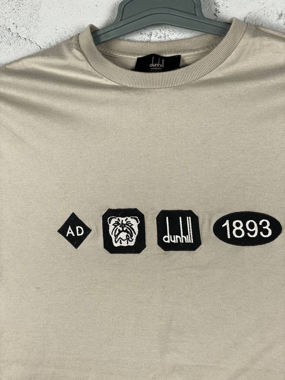 Alfred Dunhill Vintage Dunhill Luxury Rare Cotton Patch Logo T Shirt Size US S / EU 44-46 / 1 - 4 Thumbnail