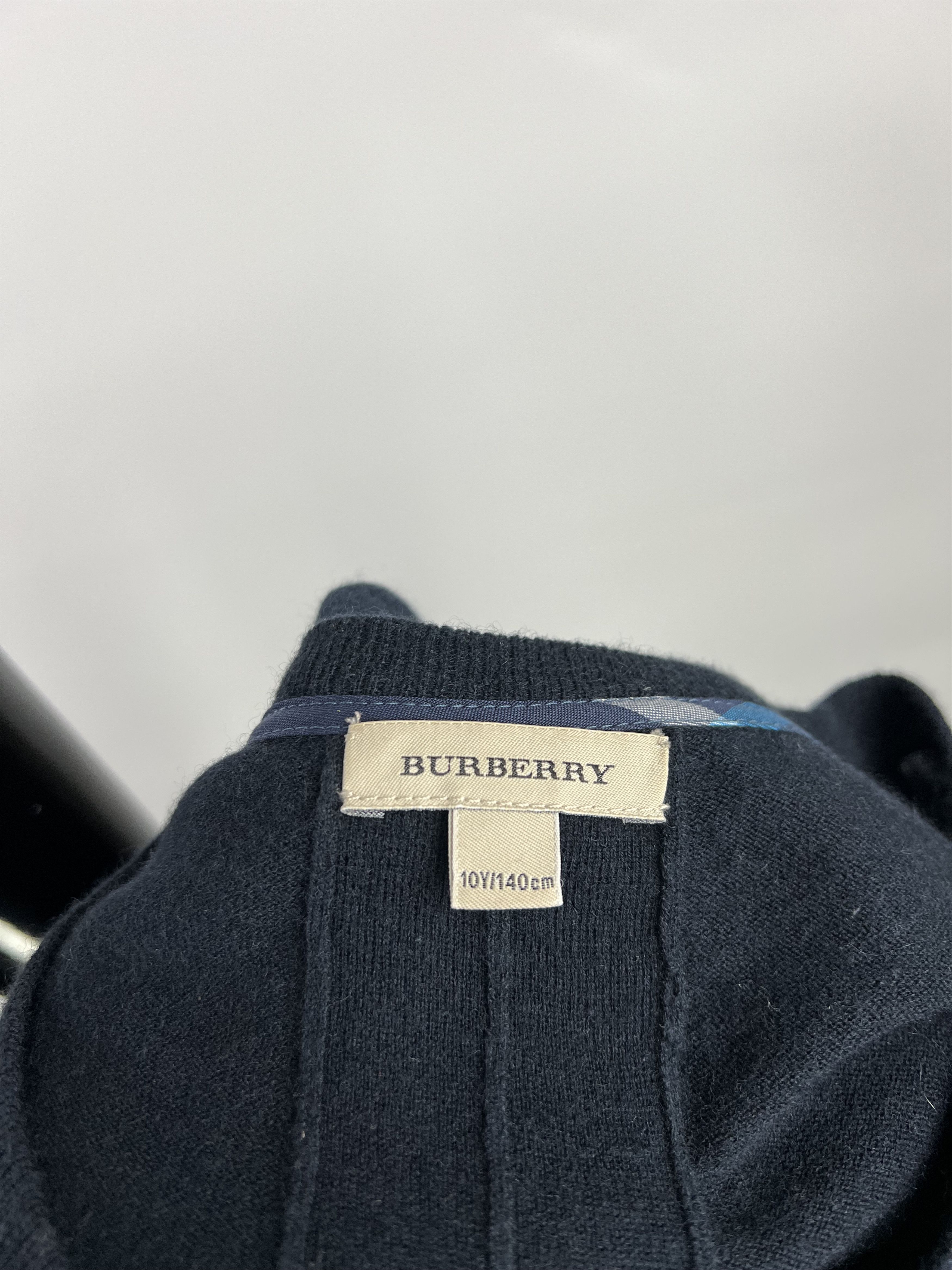 Burberry Burberry Women's Navy Blue Wool Cardigan Size XS Size XS / US 0-2 / IT 36-38 - 8 Thumbnail