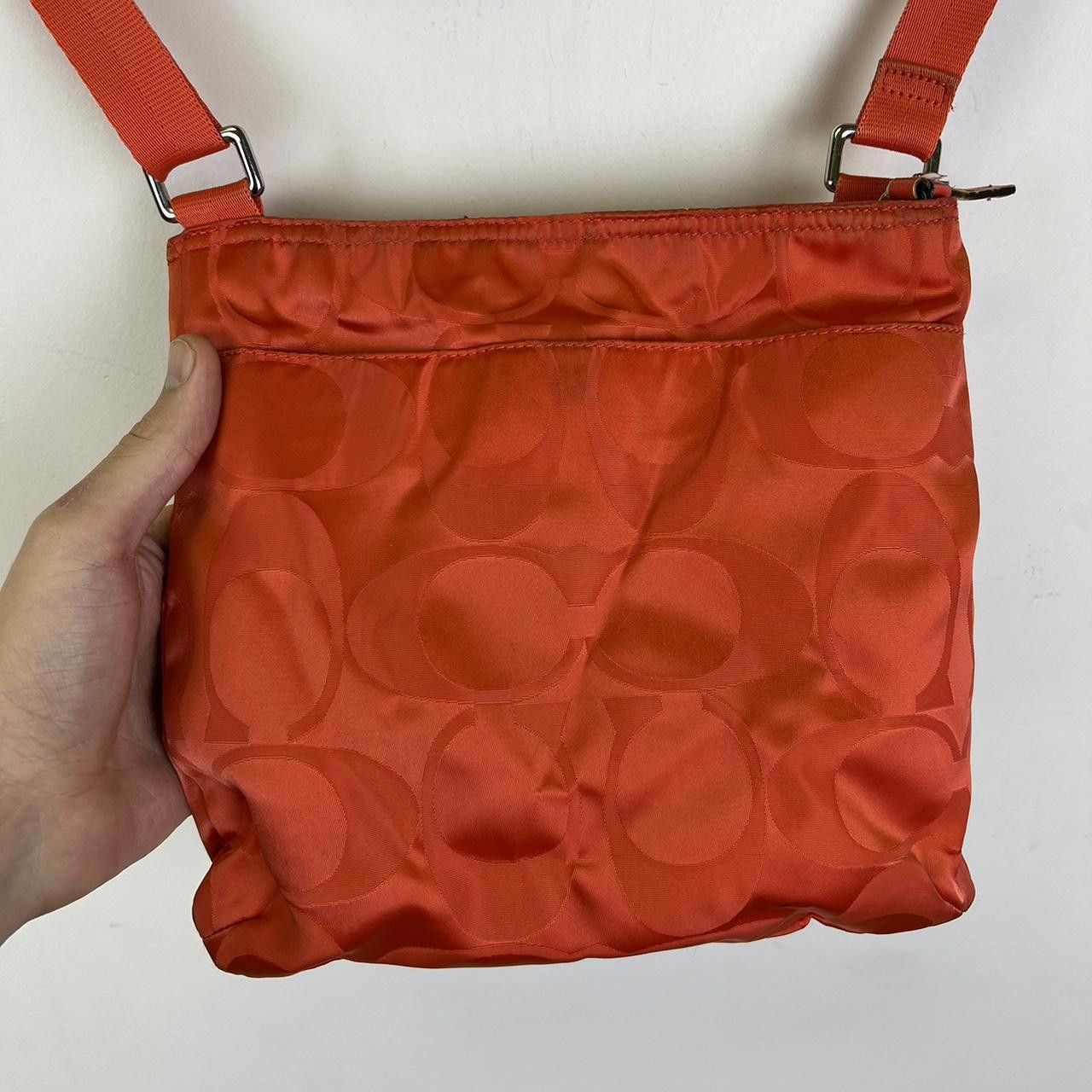 Coach Trendy Coach Orange Quilted Crossbody Bag Size ONE SIZE - 3 Thumbnail