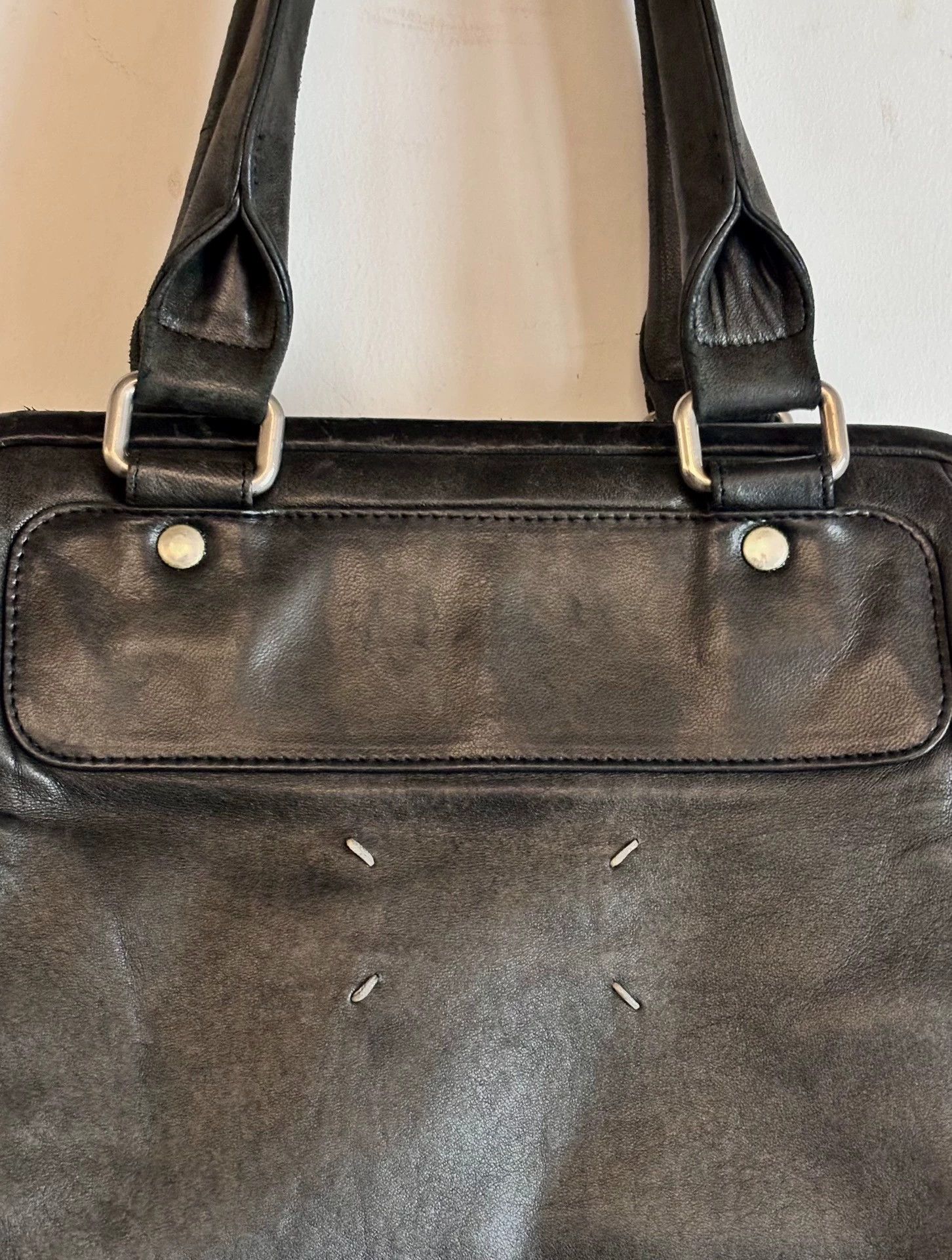 Maison Margiela Maison Margiela 2009 Overlapping Leather Tote Size ONE SIZE - 5 Thumbnail