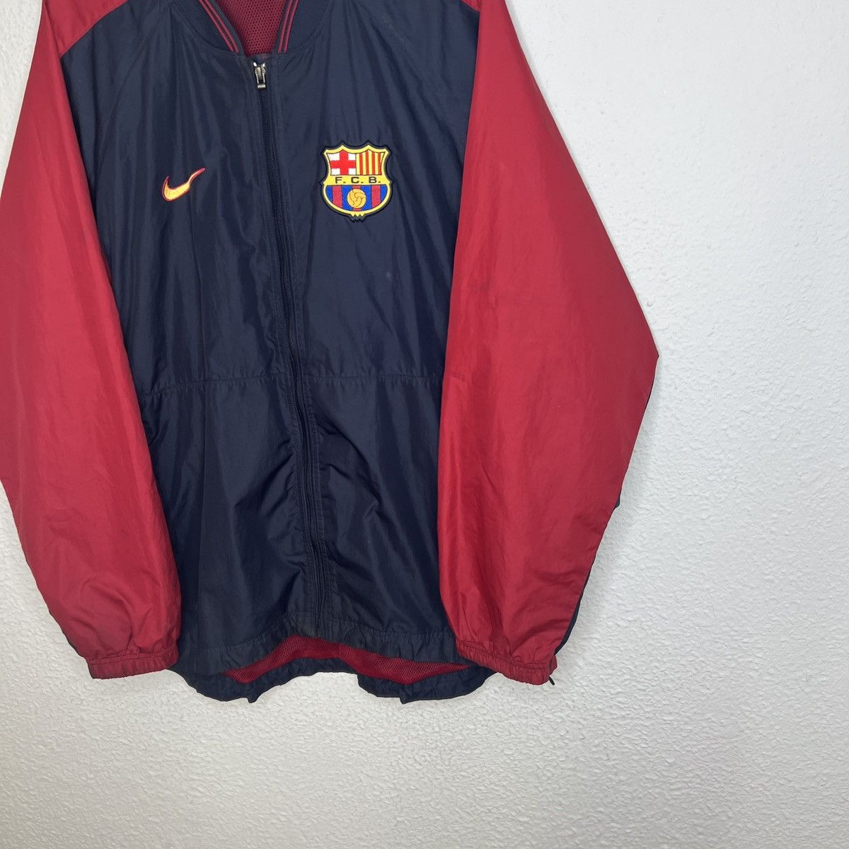 Nike × Vintage Vintage Nike Barcelona Jacket Track Suit 00s Y2K 90s Size US M / EU 48-50 / 2 - 5 Thumbnail