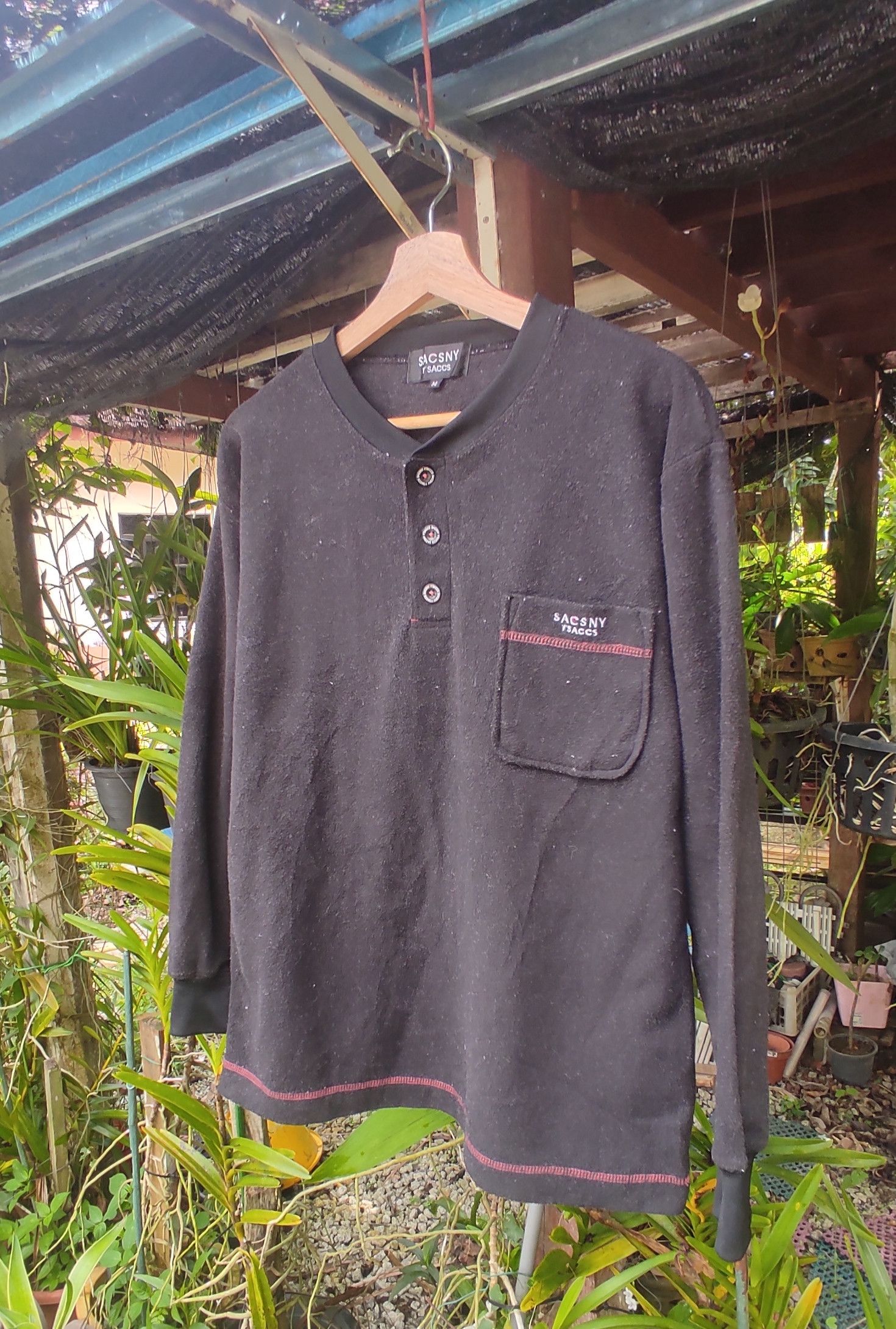 Designer Y'sacss Fleece Shirt Long Sleeve Size US L / EU 52-54 / 3 - 1 Thumbnail