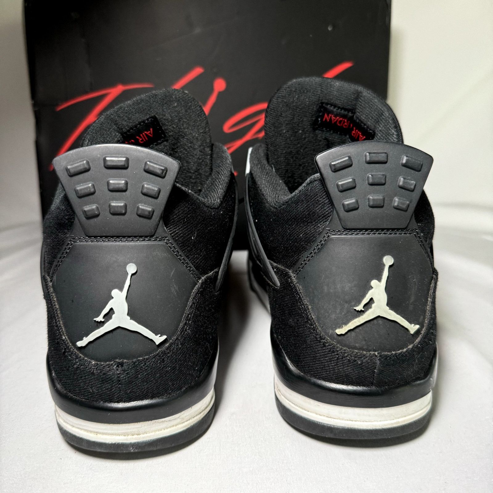 Jordan Brand × Nike Size 13 - Nike Air Jordan 4 Retro SE Black Canvas 2020 Shoes Size US 13 / EU 46 - 5 Thumbnail