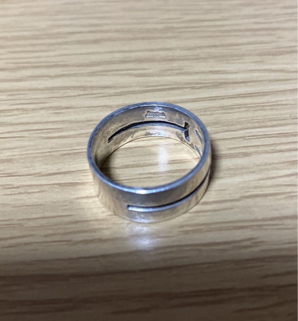 Jean Paul Gaultier .925 Silver Logo Cutout Ring Size ONE SIZE - 2 Thumbnail