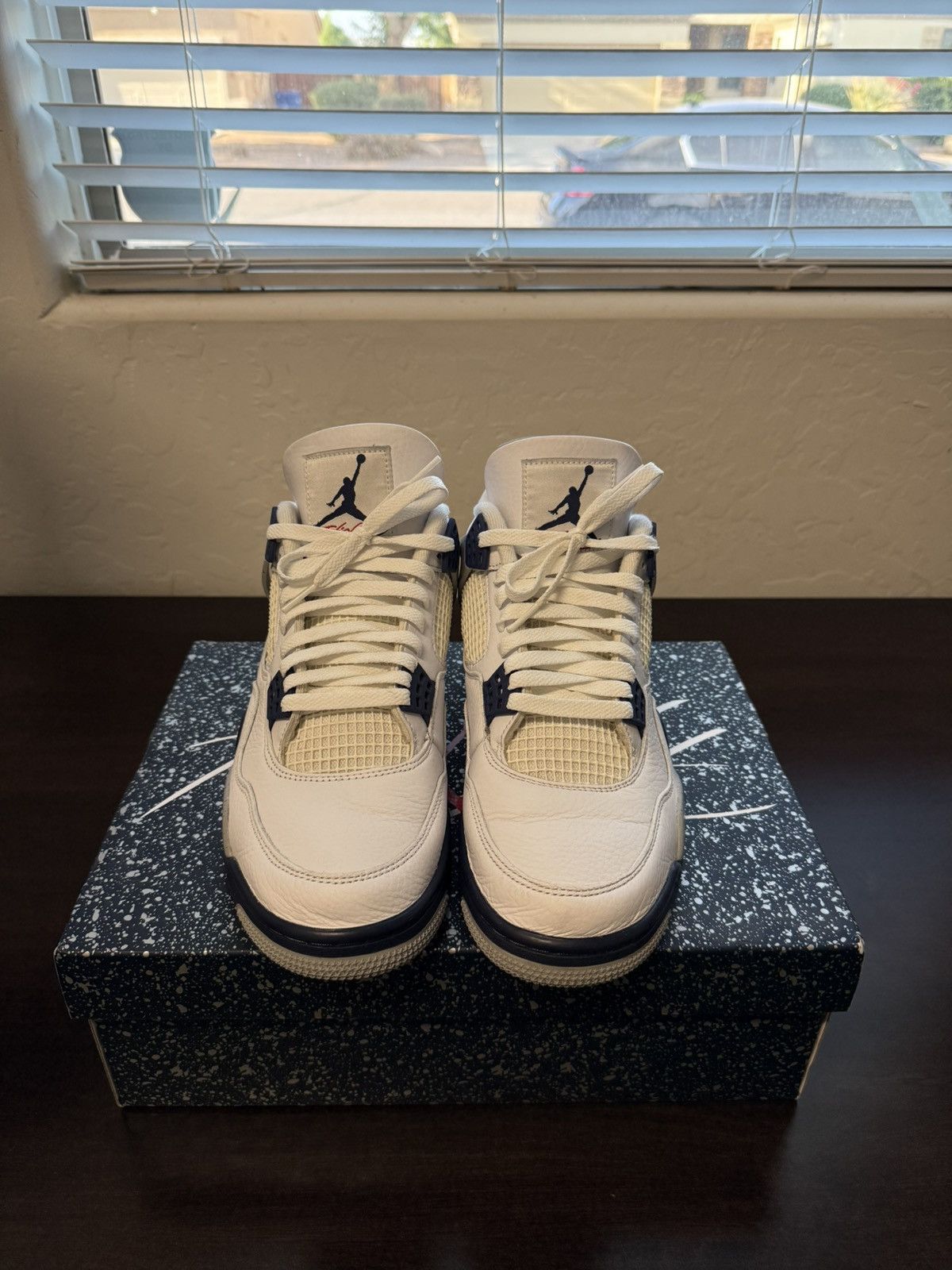 Jordan Brand Jordan 4 Retro Midnight Navy - Size 11 Size US 11 / EU 44 - 1 Thumbnail