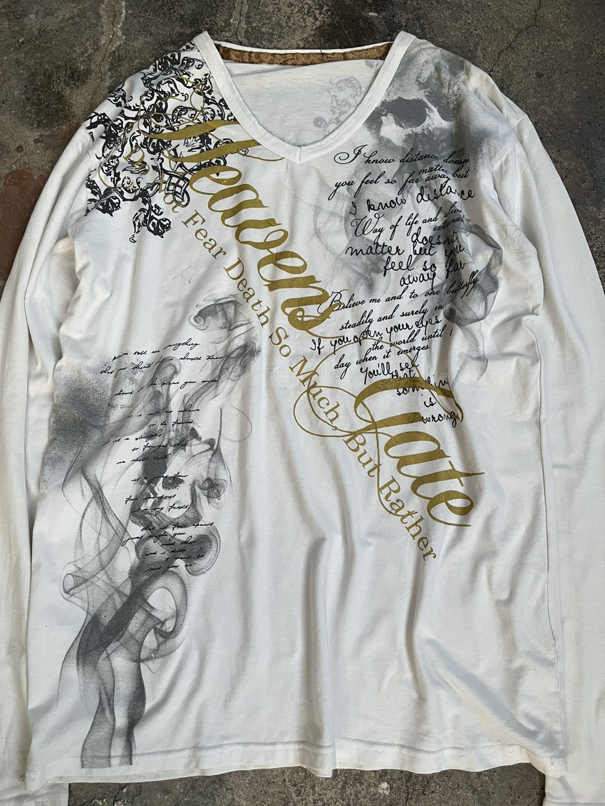 If Six Was Nine 2000s JAPANESE POEM SMOKE GOTHIC SEDITIONARIES PUNK STYLE Size US L / EU 52-54 / 3 - 3 Thumbnail