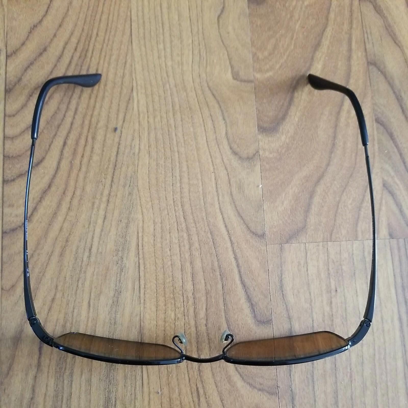 RayBan Ray-Ban Sunglass Frames Only Rectangular Full Rim Black Size ONE SIZE - 6 Thumbnail