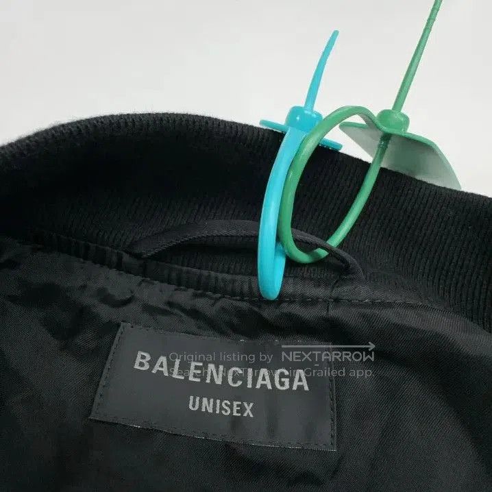 Balenciaga Balenciaga Black Soccer Team Button-Up Jacket. Size US M / EU 48-50 / 2 - 2 Thumbnail