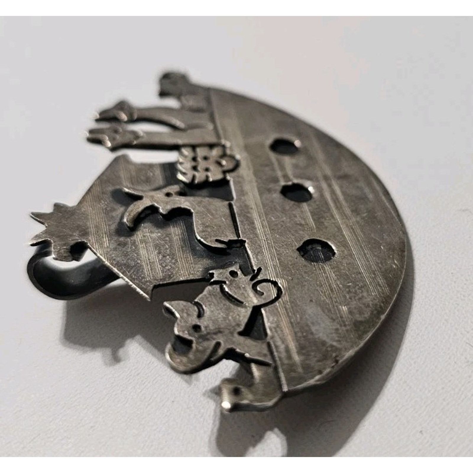 Other Vintage Noah's Arc Brooch, Sterling Silver 925 Brooch Size ONE SIZE - 7 Thumbnail