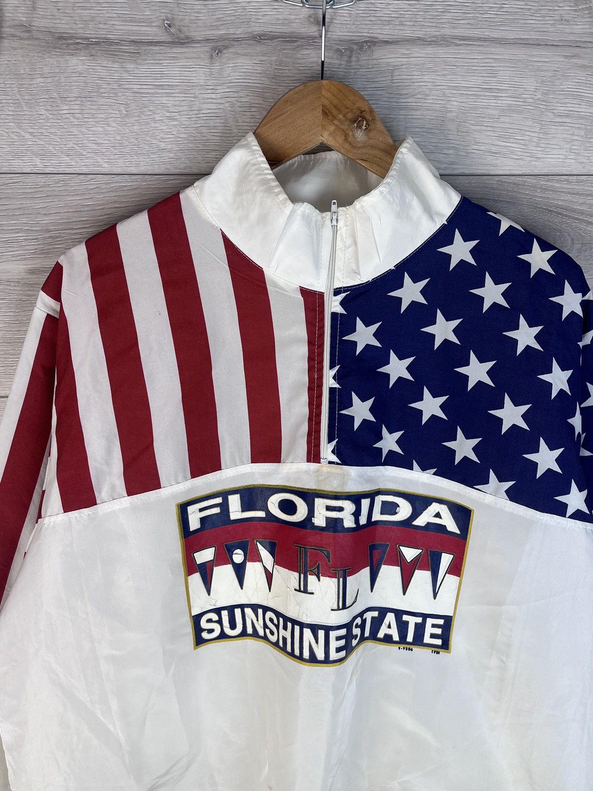 Polo Ralph Lauren Men's Vintage Anorak Florida 🇺🇸 Made in USA size L y2k Size US L / EU 52-54 / 3 - 5 Thumbnail