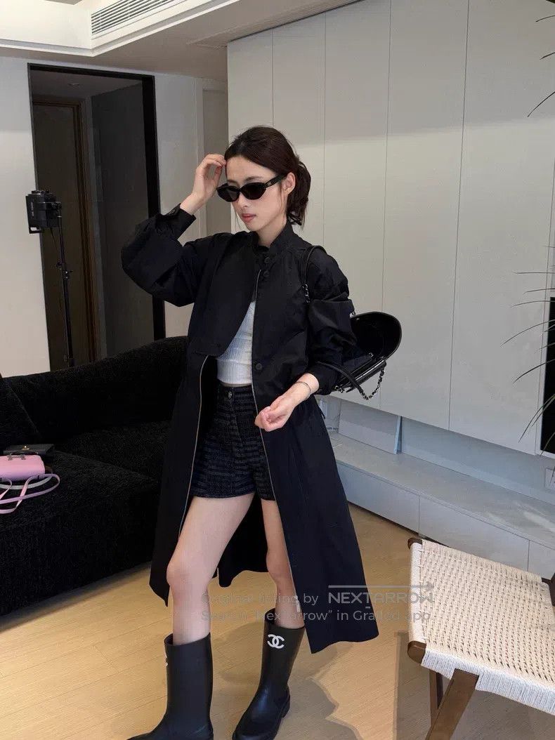 Hermes Hermes 26 Model Drawstring Dress Can Be Worn as a Trench C Size XS / US 0-2 / IT 36-38 - 8 Thumbnail
