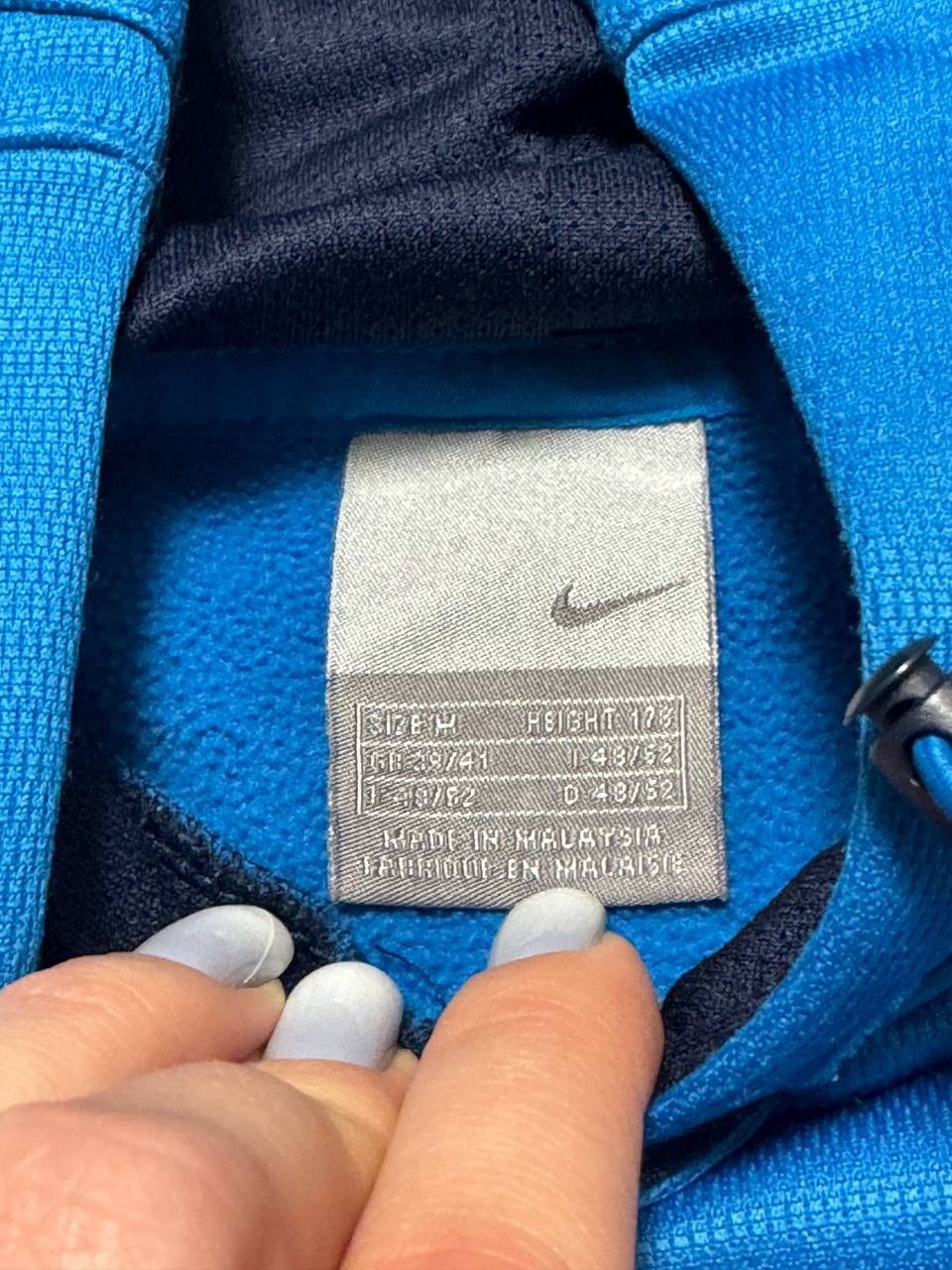 Nike × Vintage Vintage Nike Hoodie Centre Logo Baggy Atchletic Y2K 90s Size US M / EU 48-50 / 2 - 8 Thumbnail