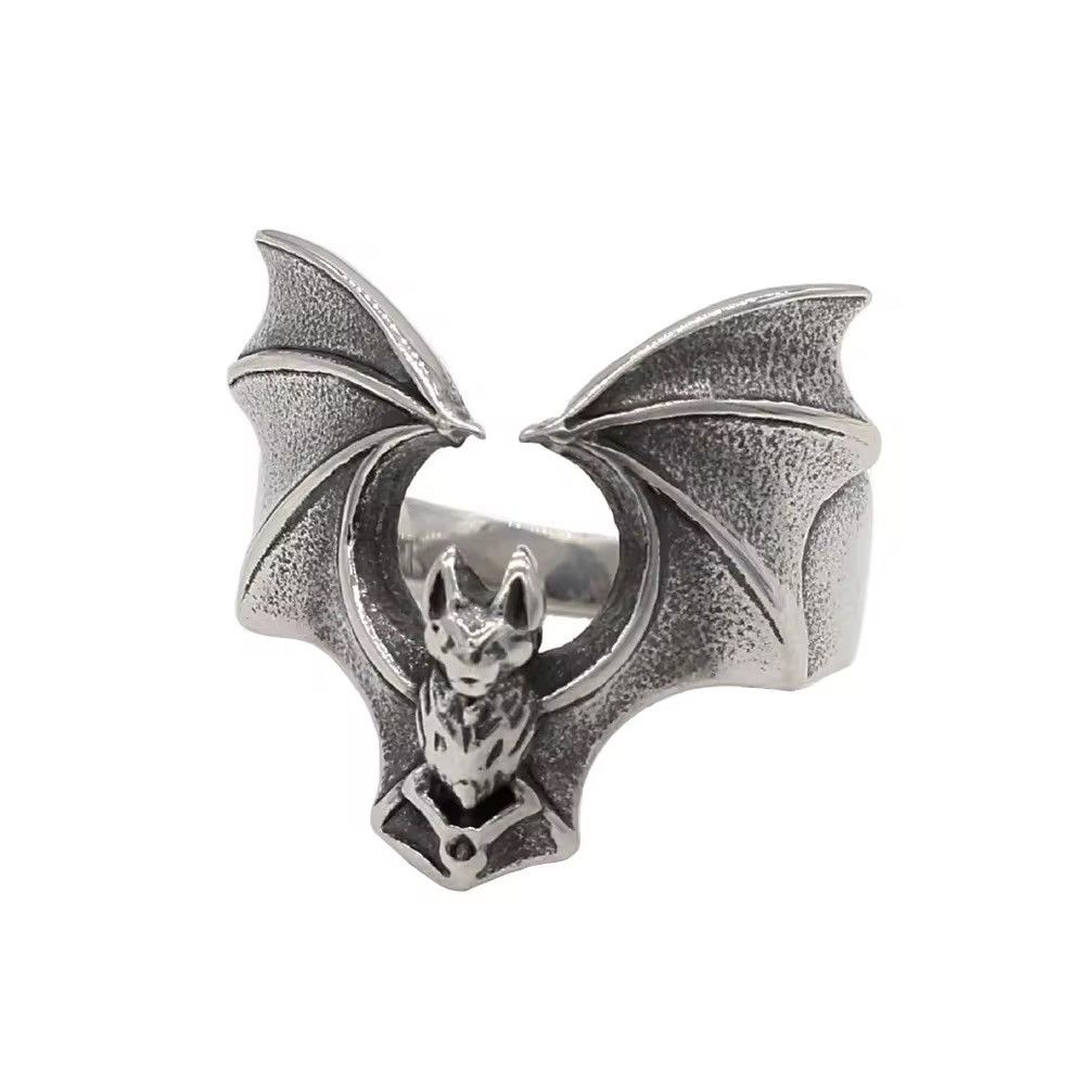 Jewelry × Vintage Vintage Goth Bat Ring Size ONE SIZE - 4 Thumbnail