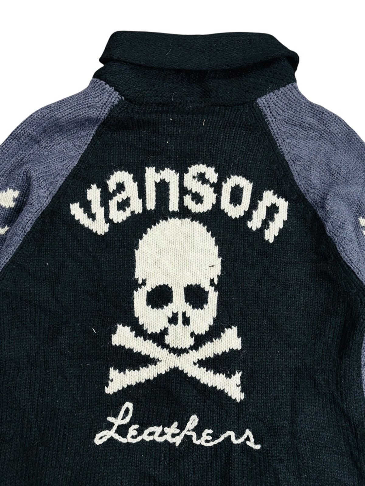 Hysteric Glamour Archive Vanson - Iconic Chunky Knitted Jacket Size US M / EU 48-50 / 2 - 6 Thumbnail