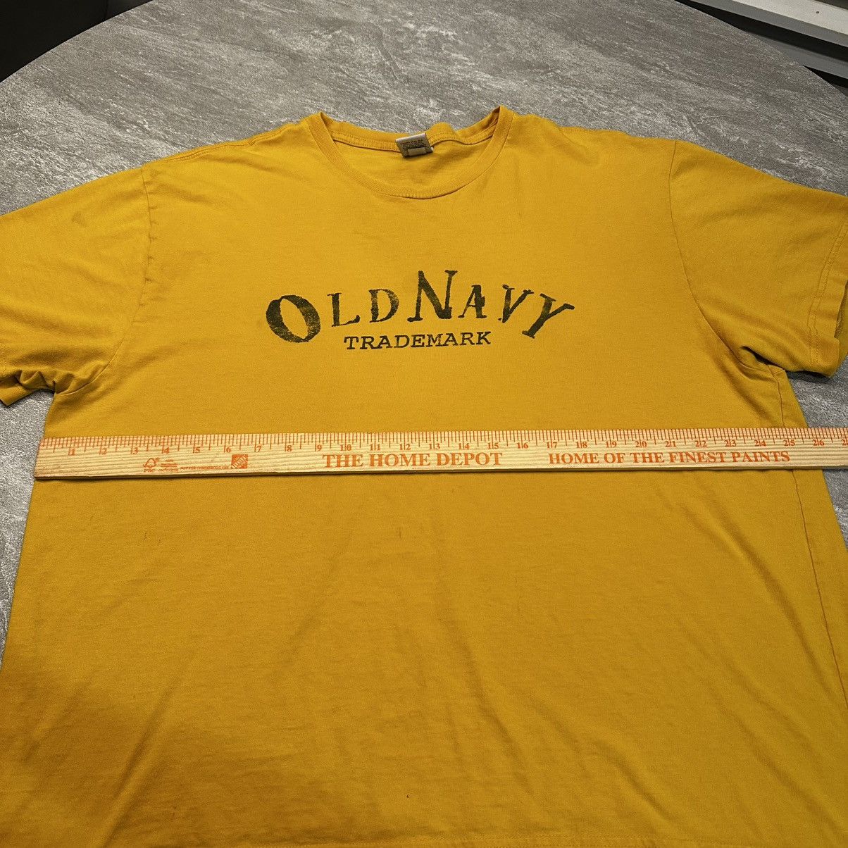 Old Navy × Vintage Vintage Y2K Old Navy Spellout T-shirt Distressed Faded Boxy Size US XXL / EU 58 / 5 - 5 Thumbnail