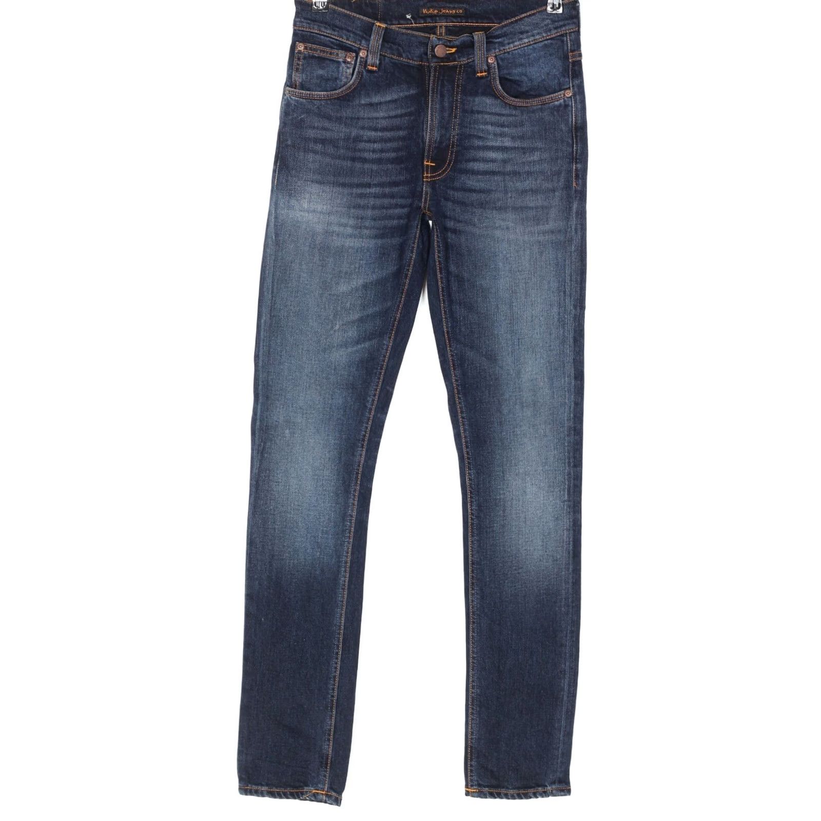 Nudie Jeans NUDIE Jeans LEAN DEAN Ink Navy Jeans Men Slim Tapered 28x32 5-Pocket Denim Stretch Mid Rise Blue Size US 28 / EU 44 - 2 Thumbnail
