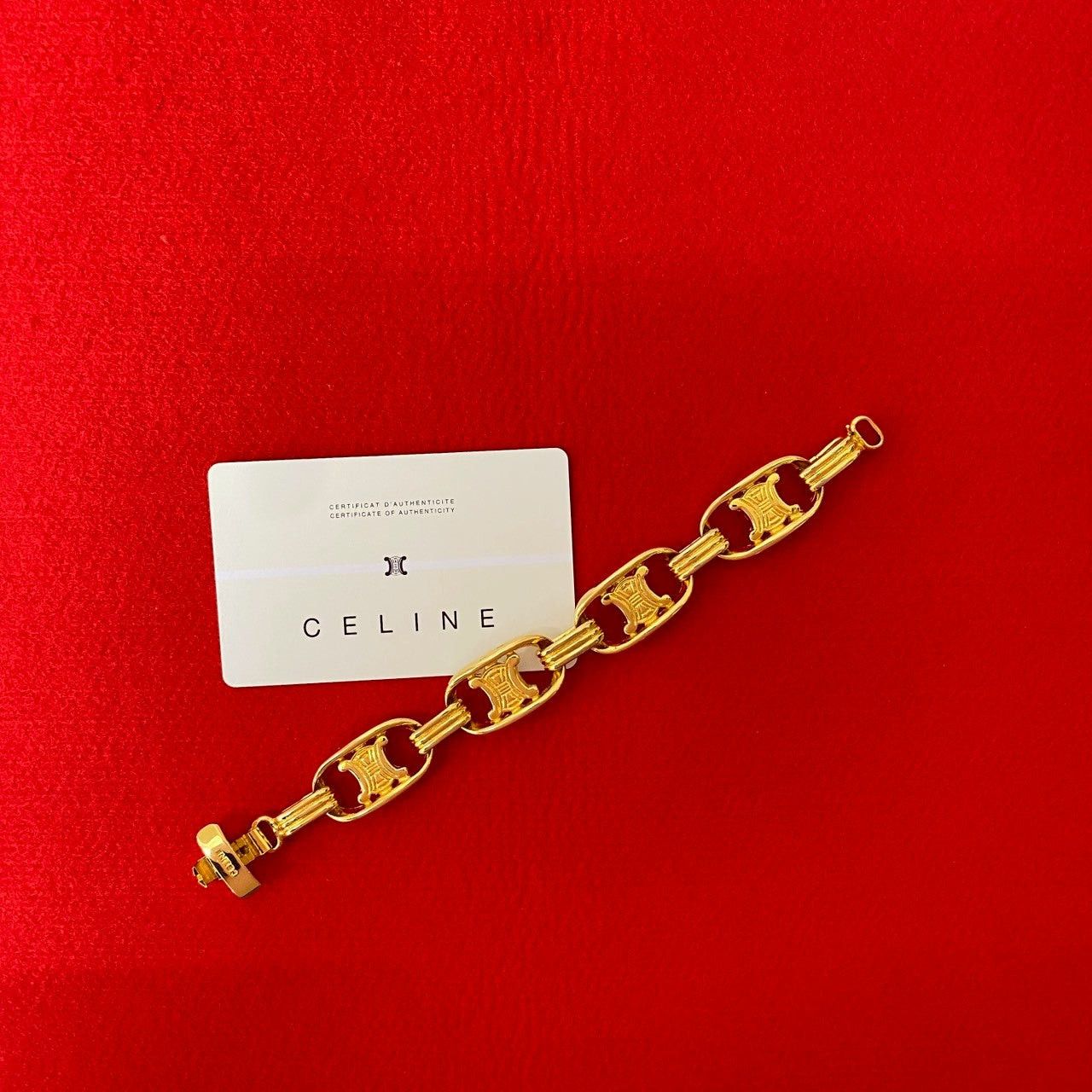 Celine Celine Bracelet Gold Plated Size ONE SIZE - 1 Thumbnail