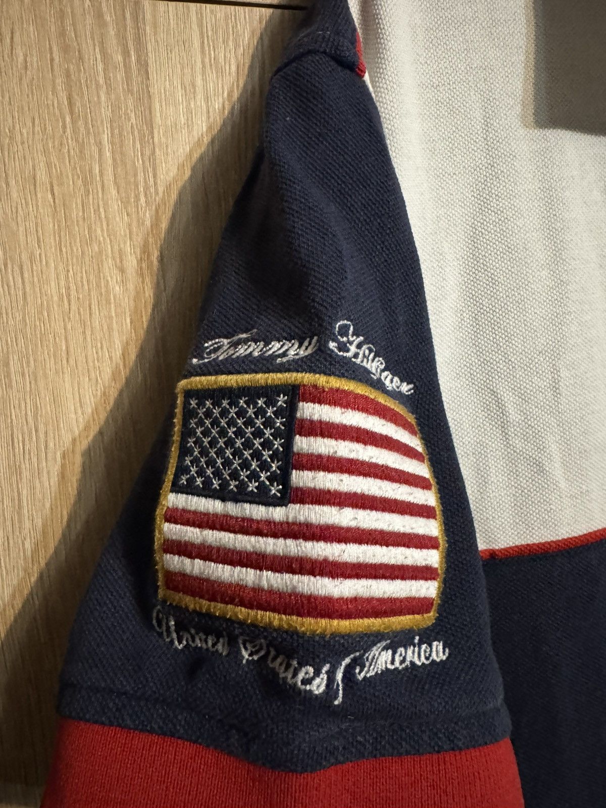 Tommy Hilfiger Chief Keef usa vintage Tommy Hilfiger archive polo 90s Size US L / EU 52-54 / 3 - 2 Thumbnail