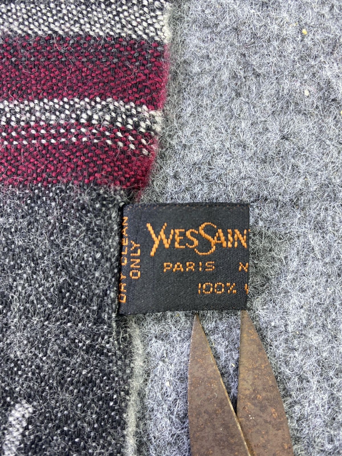 Vintage × Yves Saint Laurent Yves Saint Laurent Scarf/Muffler/Neckwear -T889 Size ONE SIZE - 7 Thumbnail