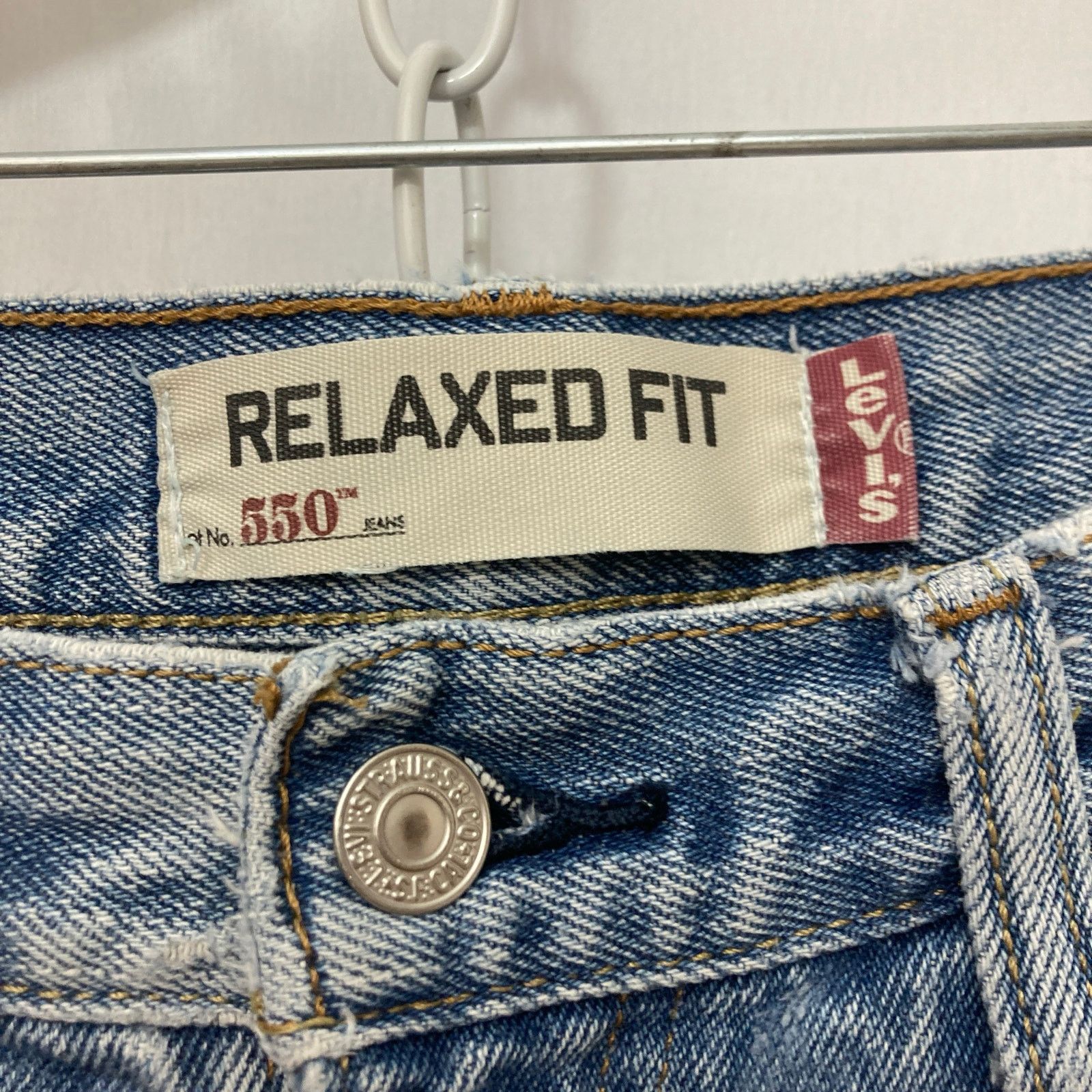 Levi's Vintage Levi’s Blue Jeans Distressed Denim Light Blue Pants Size US 34 / EU 50 - 6 Thumbnail