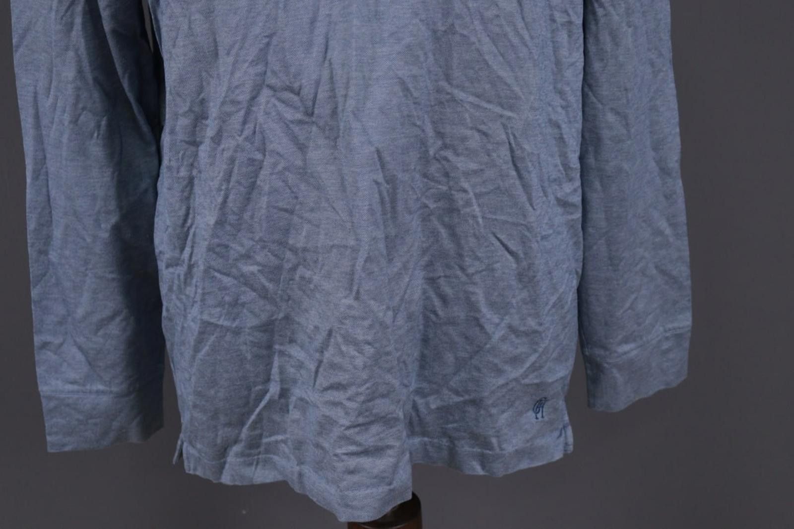 Gieves & Hawkes Gieves & Hawkes Blue Long Sleeve Polo Shirt Size XXL Size US XXL / EU 58 / 5 - 4 Thumbnail