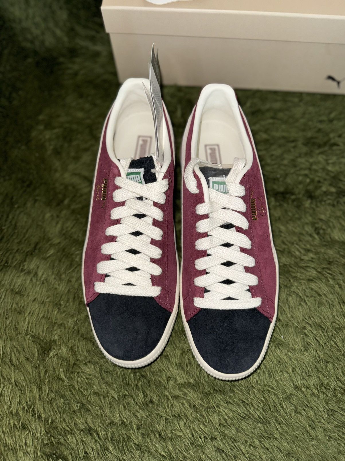 Puma [US 9] Puma Clyde OG Archive Purple Dark Jasper Ivory Size US 9.5 / EU 42-43 - 2 Thumbnail
