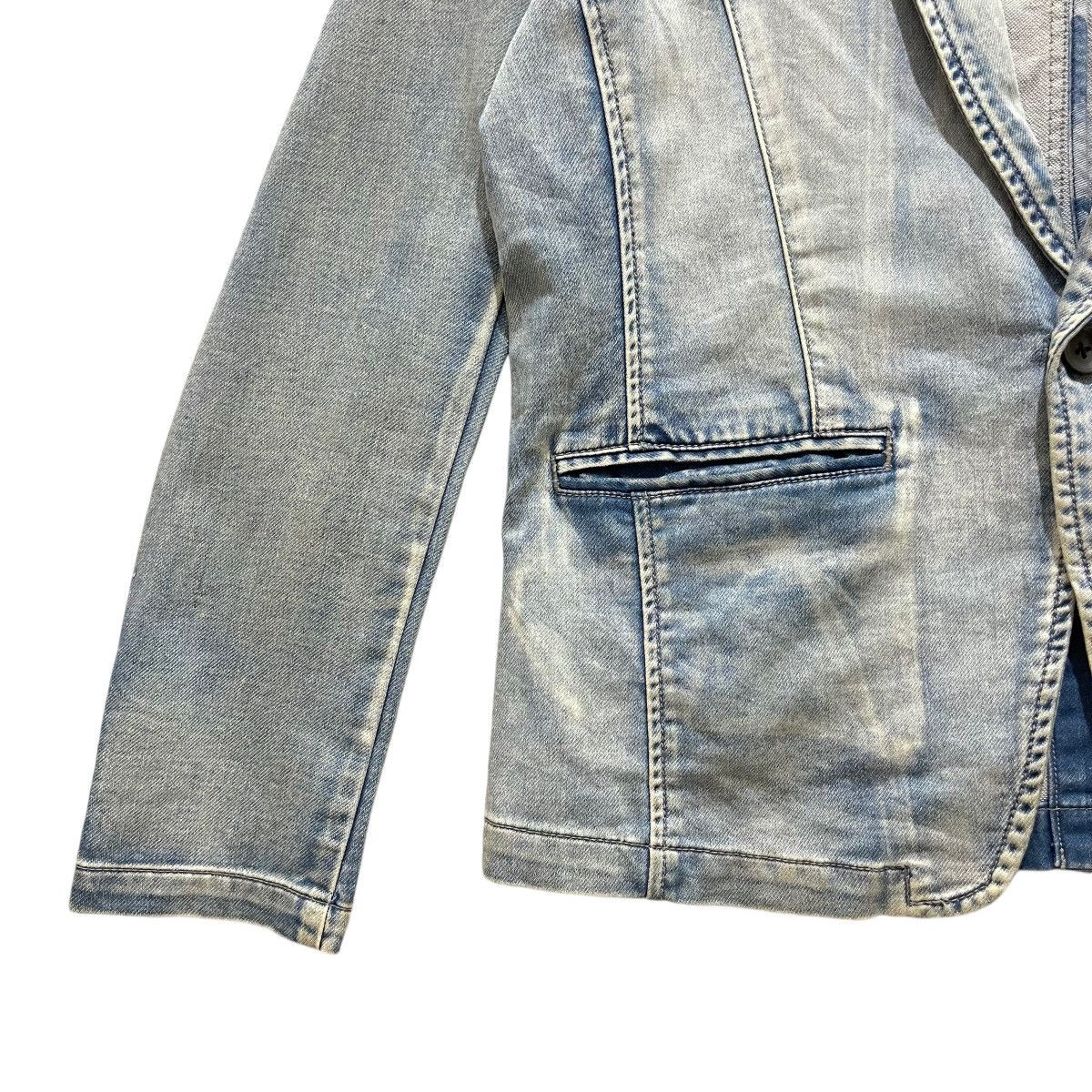 If Six Was Nine × Japanese Brand × semanticdesign Semantic Design Distressed Denim Jacket Size US S / EU 44-46 / 1 - 6 Thumbnail