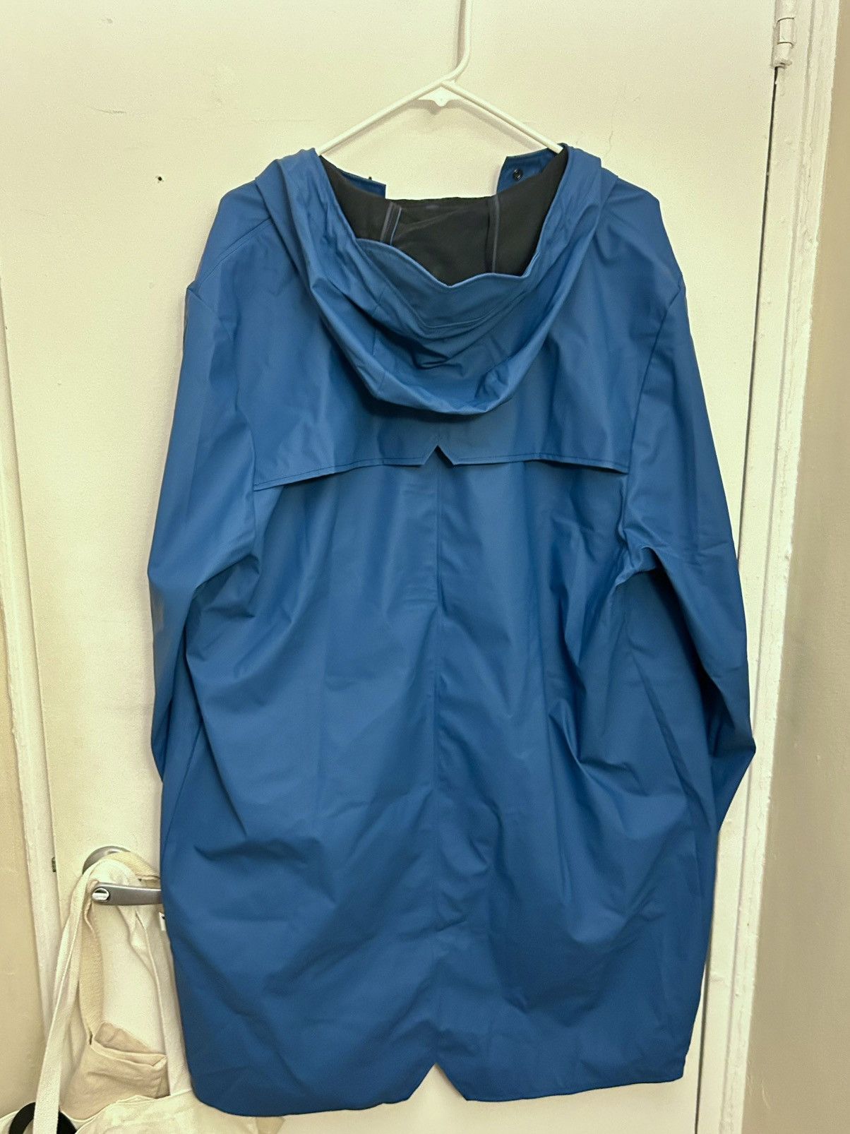 Rains Rains Long Jacket W3 Raincoat - Pulse Blue Size US XL / EU 56 / 4 - 4 Thumbnail