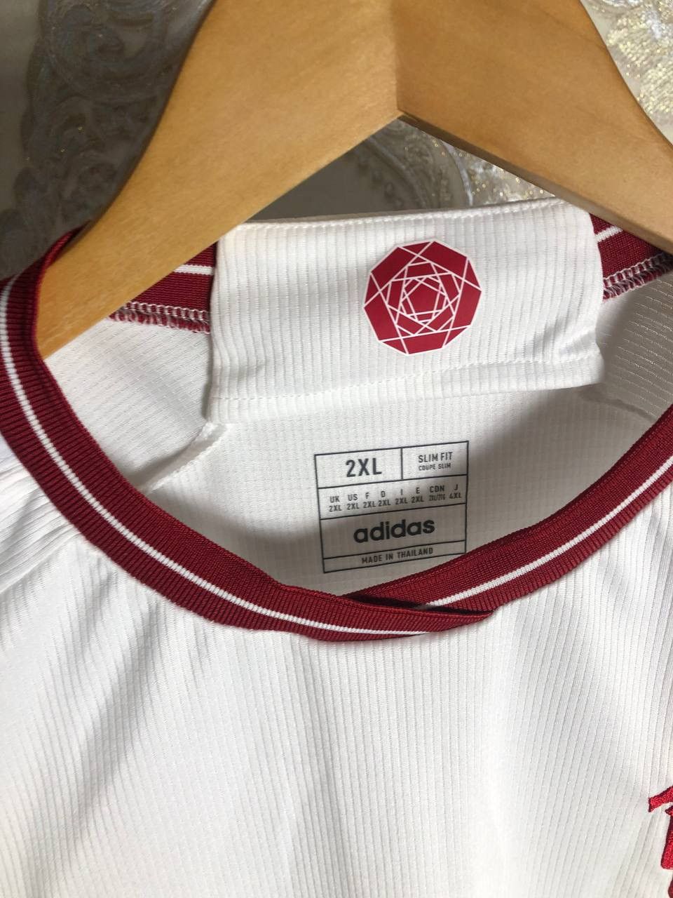 Vintage VERY RARE ADIDAS FC MANCHESTER UNITED ENGLAND SOCCER JERSEY Size US XXL / EU 58 / 5 - 5 Thumbnail