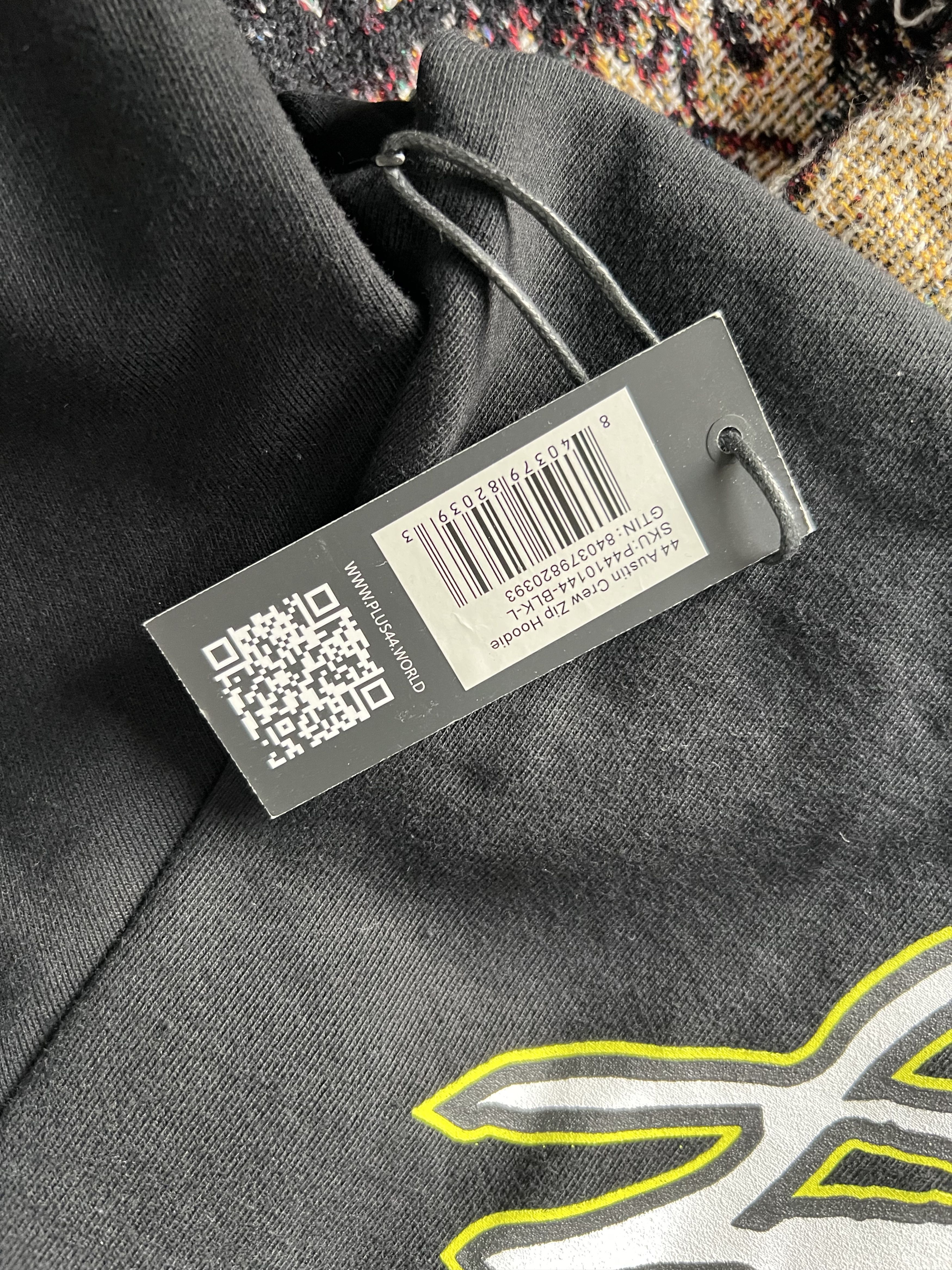 +44 +44 Lewis Hamilton Austin Moto Zip Up Hoodie in Black Size US L / EU 52-54 / 3 - 7 Thumbnail