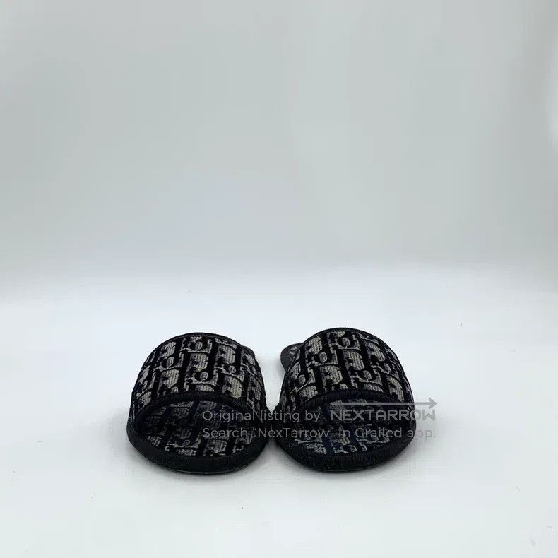 Dior Dior Dark blue logo jacquard full print casual flat one-wo Size US 6 / IT 36 - 3 Thumbnail