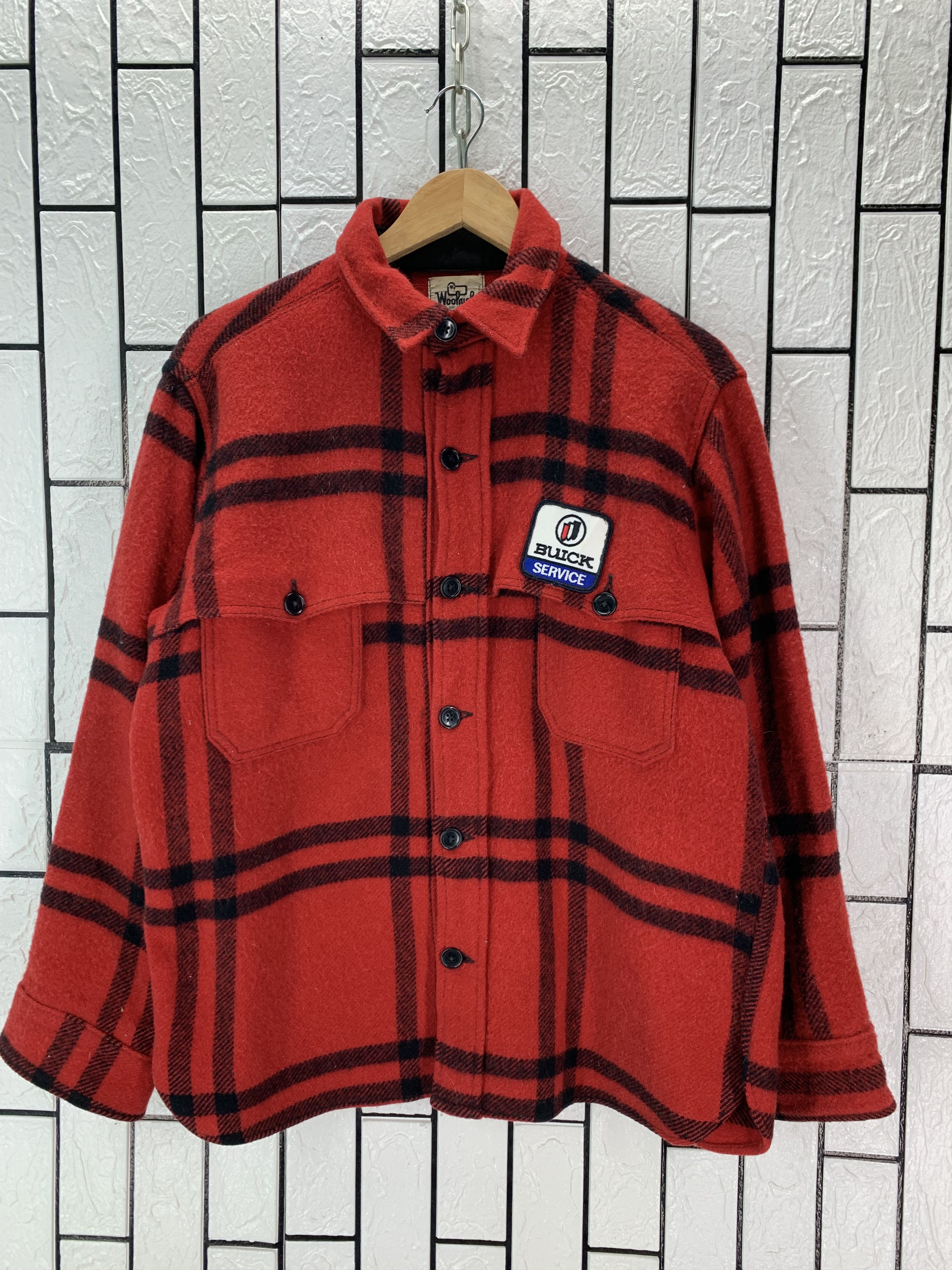Woolrich Woolen Mills Vintage Woolrich Thick Wool Shirt Jacket Size US M / EU 48-50 / 2 - 1 Thumbnail
