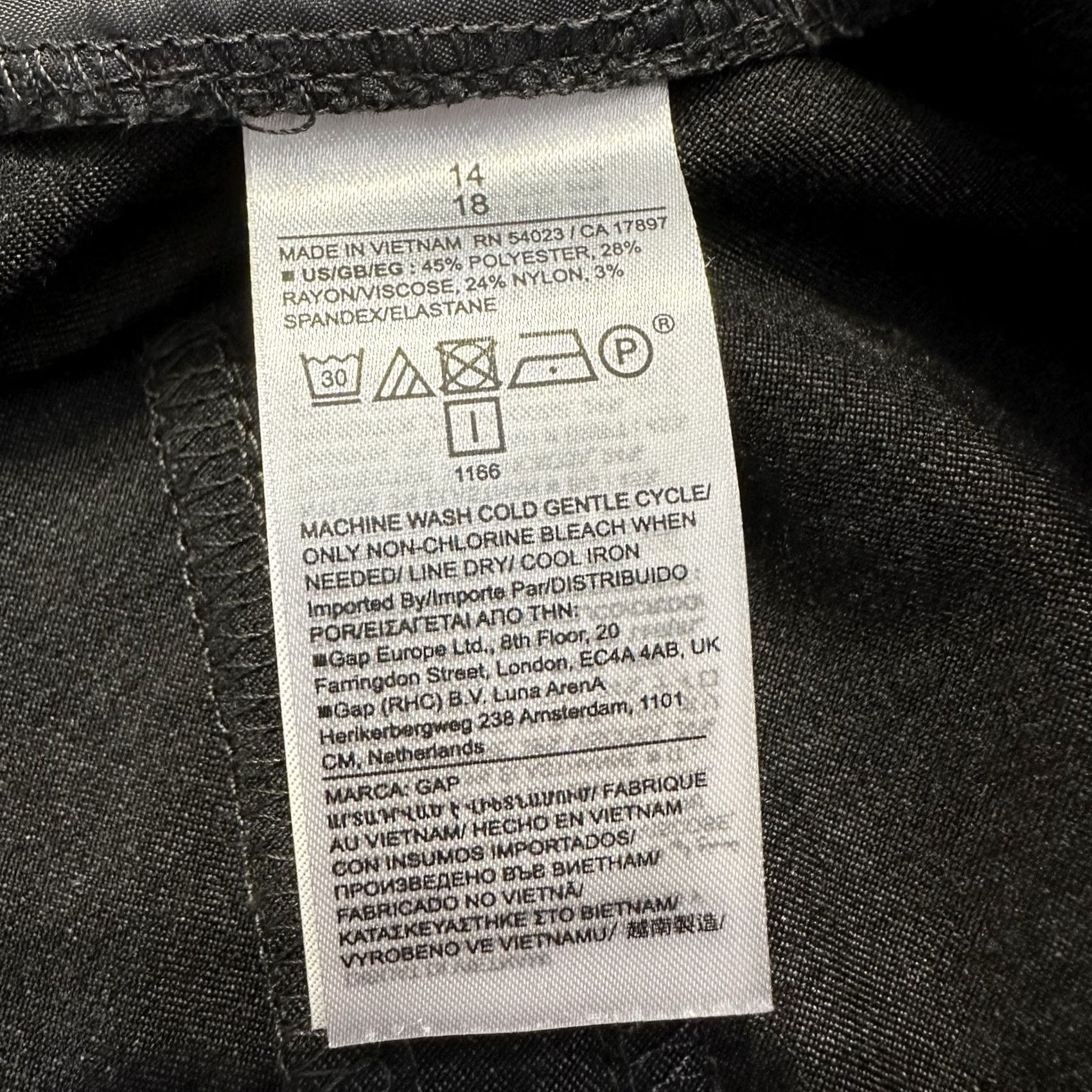 Gap Gap Signature Skinny Pants Khakis 14 34x27 Womens Gray Grey Size 24" / US 00 / IT 34 - 7 Thumbnail