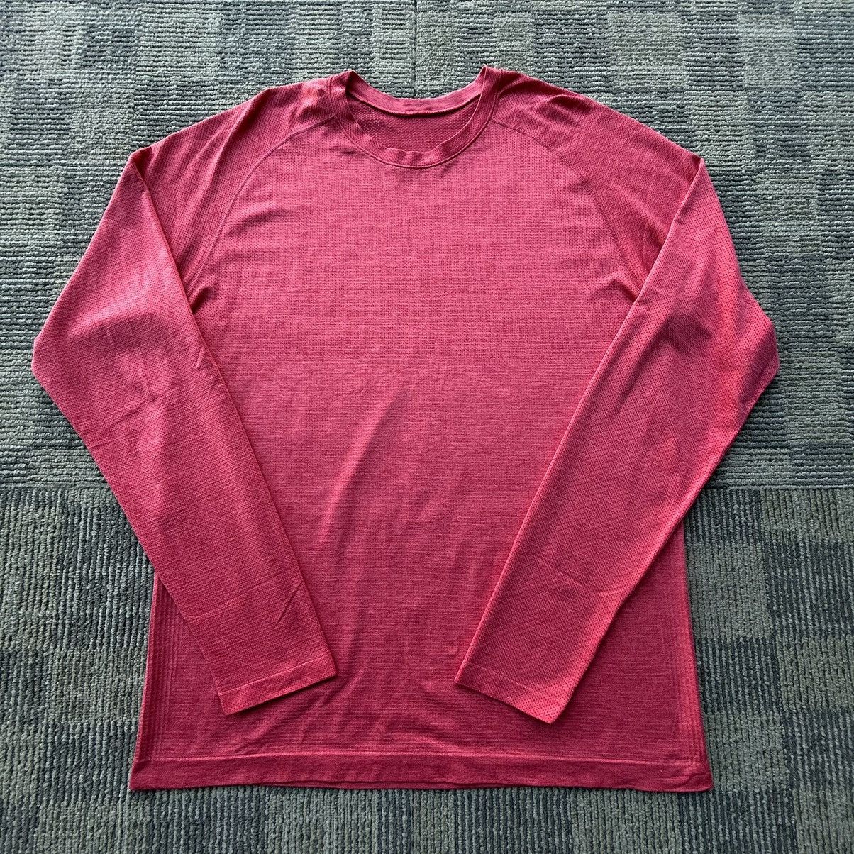 Lululemon Lululemon Metal Vent Tech Red Long-sleeve Shirt Men’s L Size US L / EU 52-54 / 3 - 2 Thumbnail