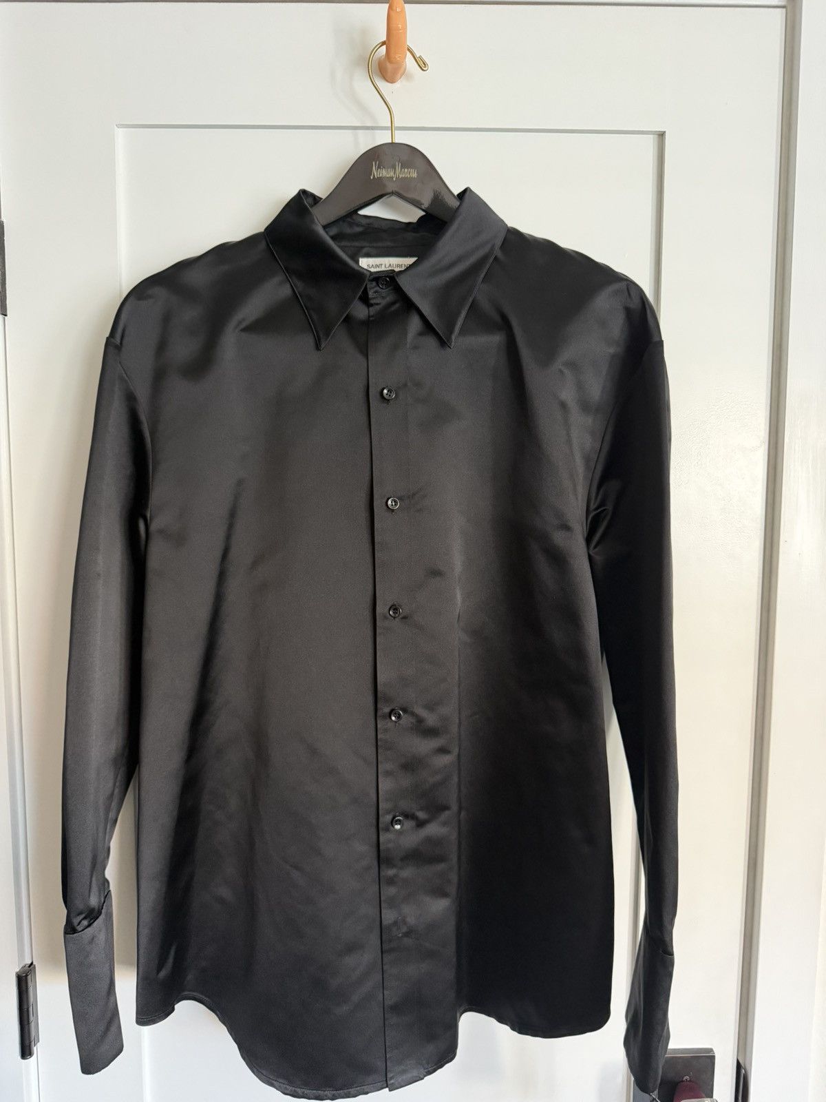 Saint Laurent Paris Saint Laurent Silk Runway Shirt Size US L / EU 52-54 / 3 - 1 Thumbnail