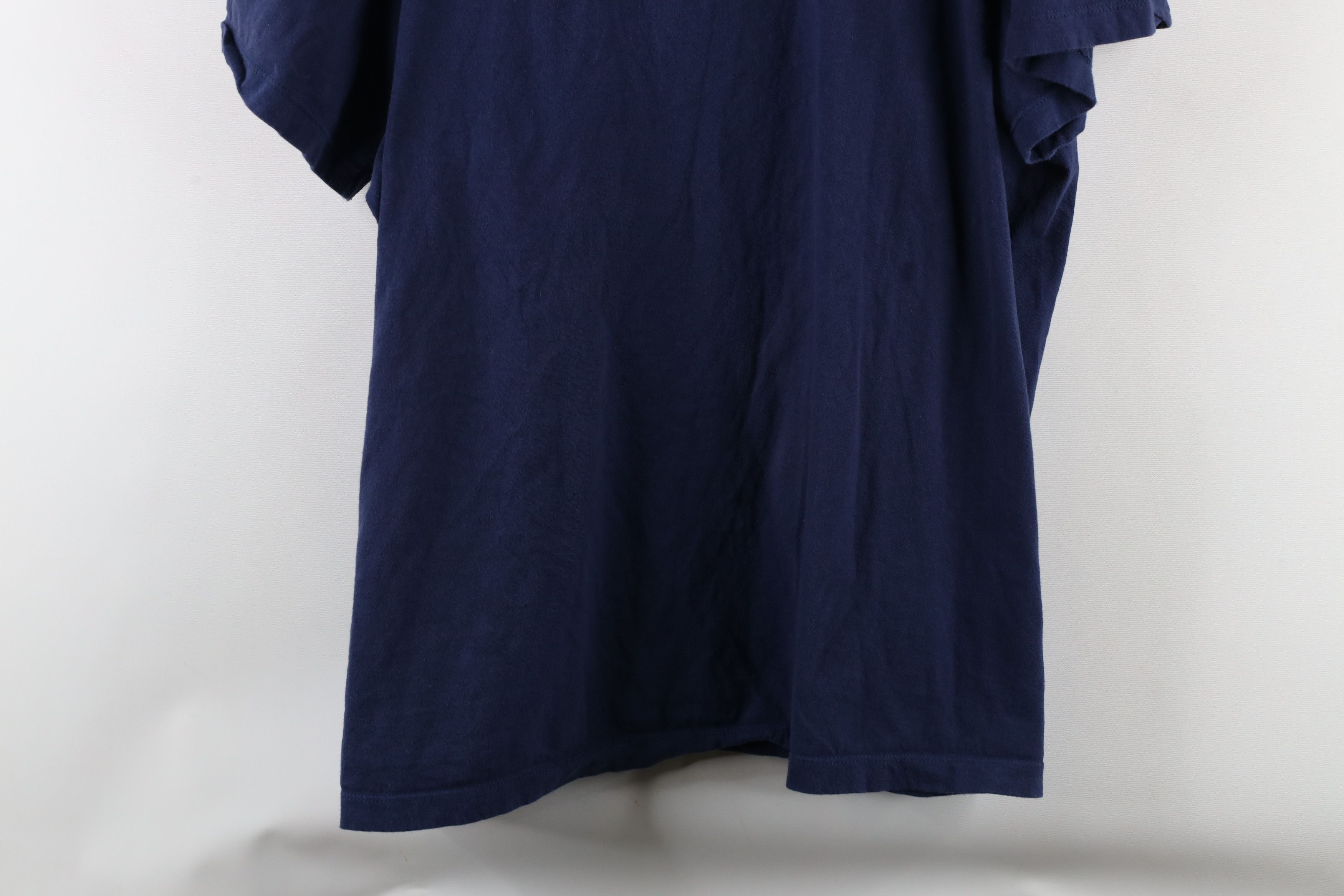 Nike × Vintage Nike Center Swoosh Motor City Detroit Tigers T-Shirt Blue Size US XXL / EU 58 / 5 - 3 Thumbnail