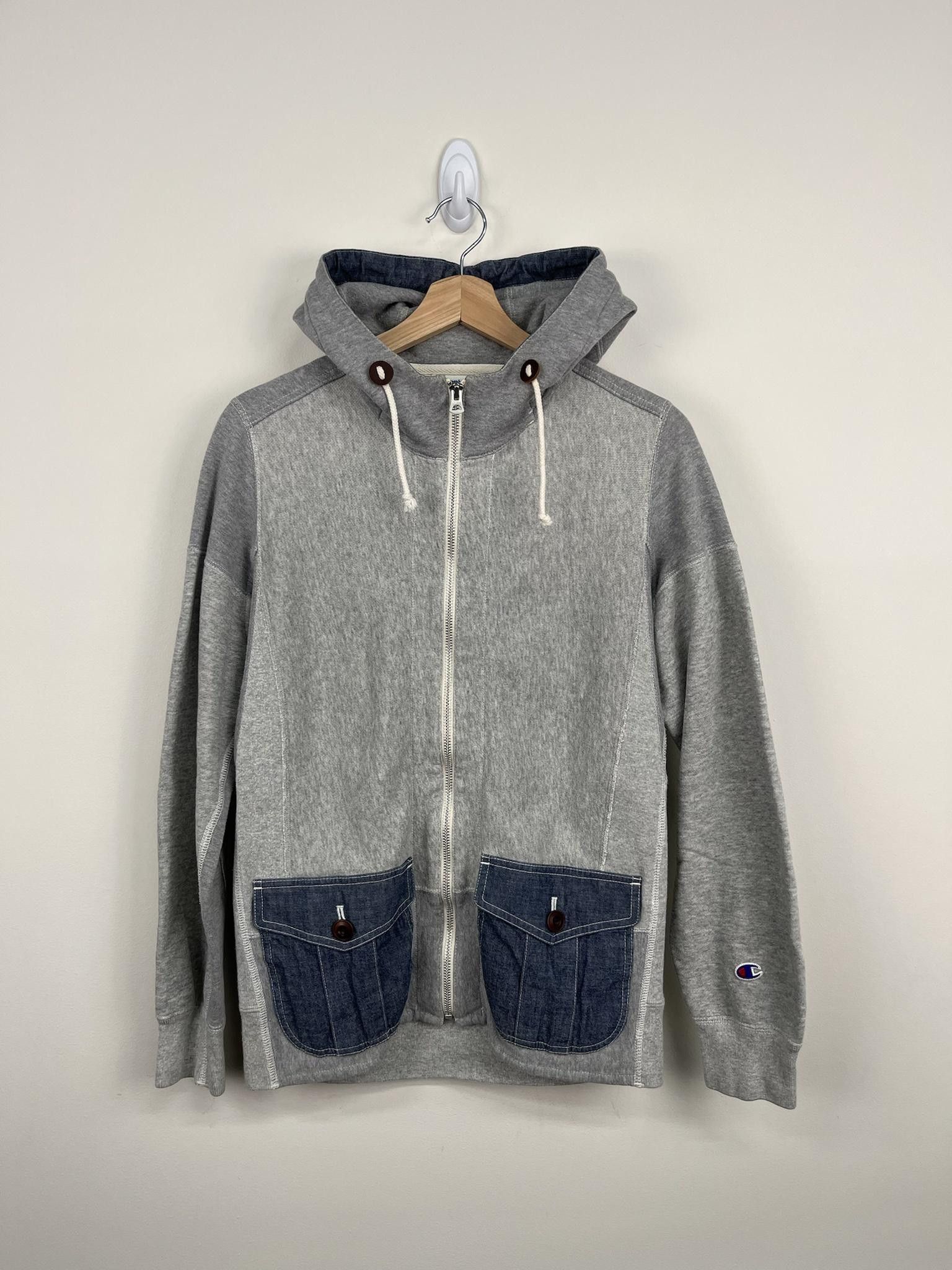 Junya Watanabe Junya Watanabe eYex Champion Zip Hoodie | Grailed