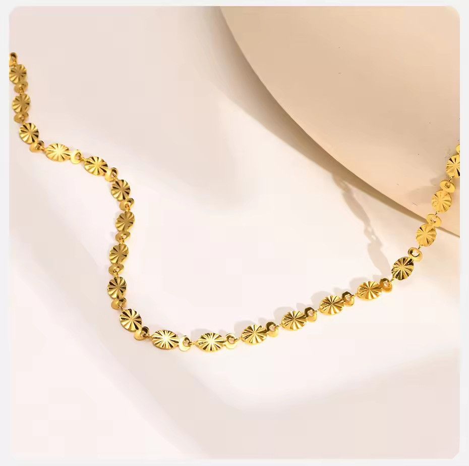 Other Flowers Chain Choker Necklace Size ONE SIZE - 3 Thumbnail