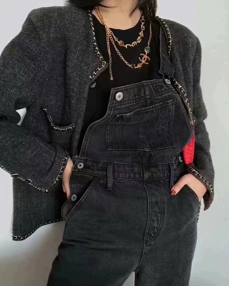 Chanel Chanel Gray four-pocket chain jacket Size XS / US 0-2 / IT 36-38 - 9 Thumbnail
