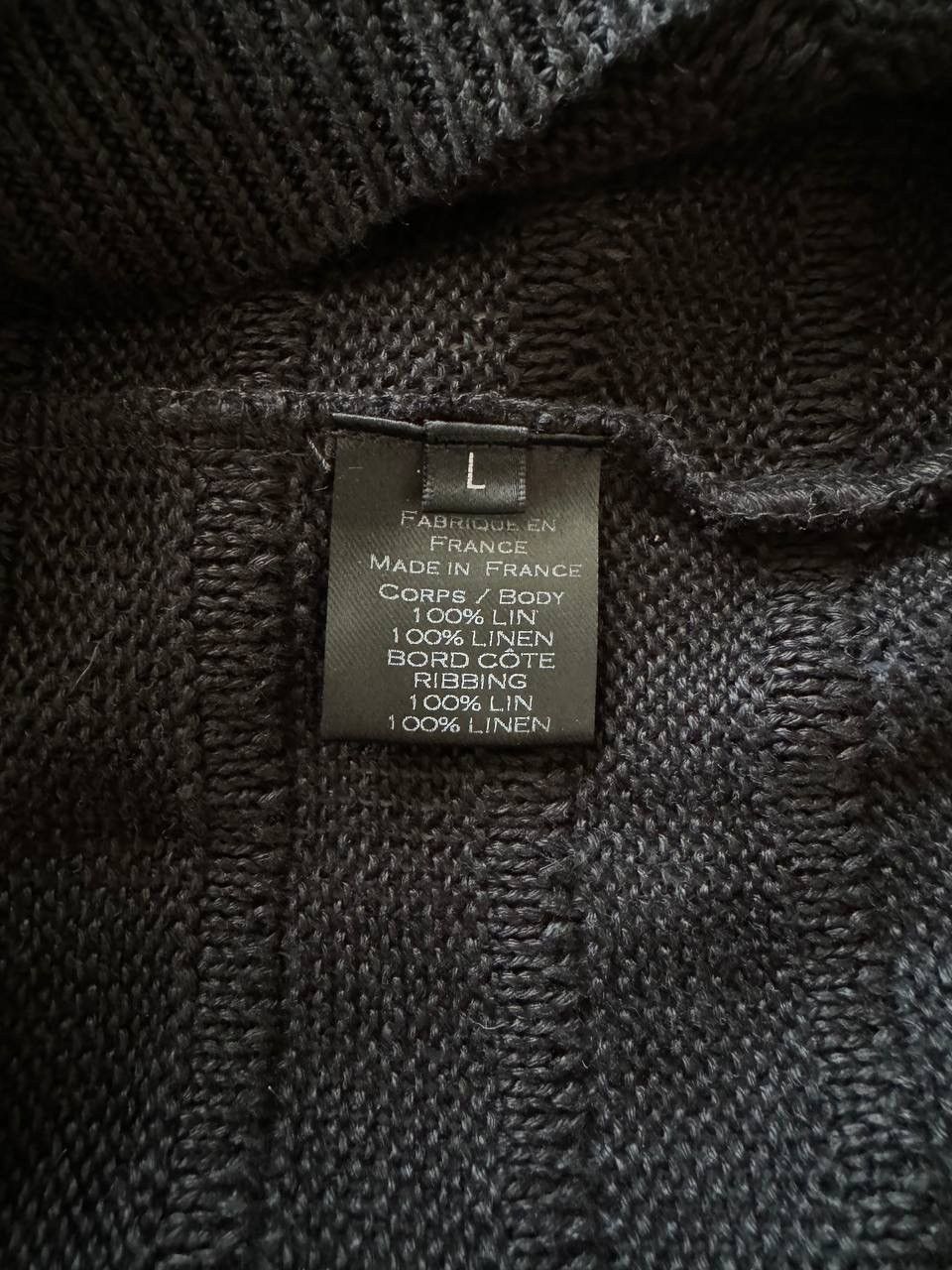 Balmain 🔥🔥 Balmain Button Shoulder Linen Sweater Size US L / EU 52-54 / 3 - 5 Thumbnail