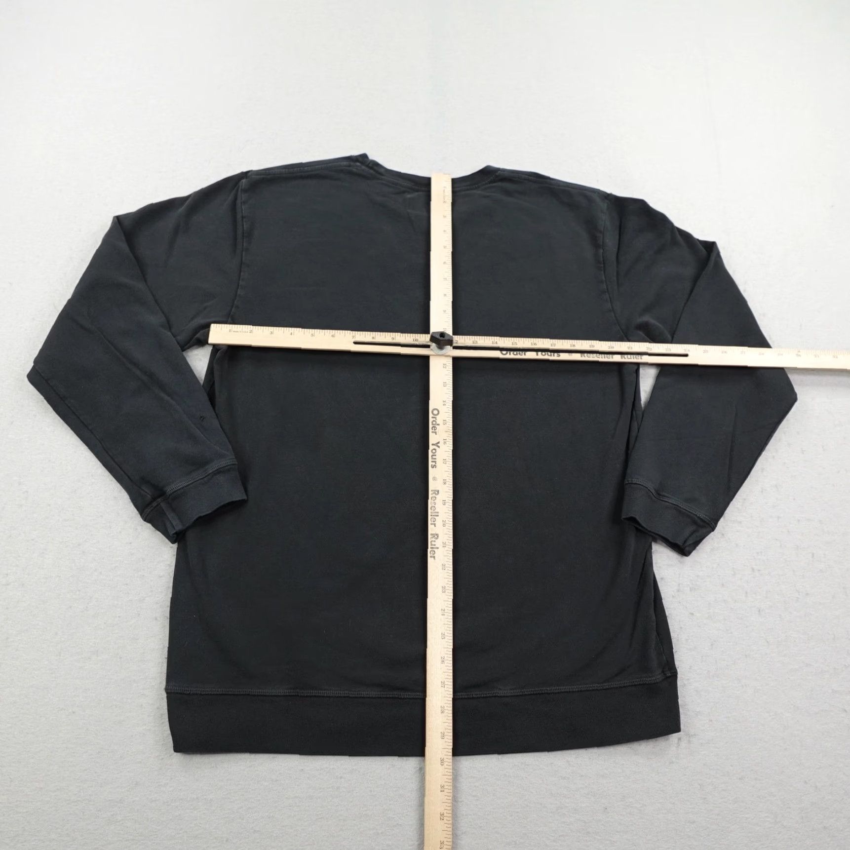 Vintage Good Life Sweatshirt Mens XL Black Crewneck Pullover Knit Cotton Spandex Made in USA 90s Outdoor Casual Mens XL Black Crewneck Sweater Flex(M) Size US XL / EU 56 / 4 - 5 Thumbnail