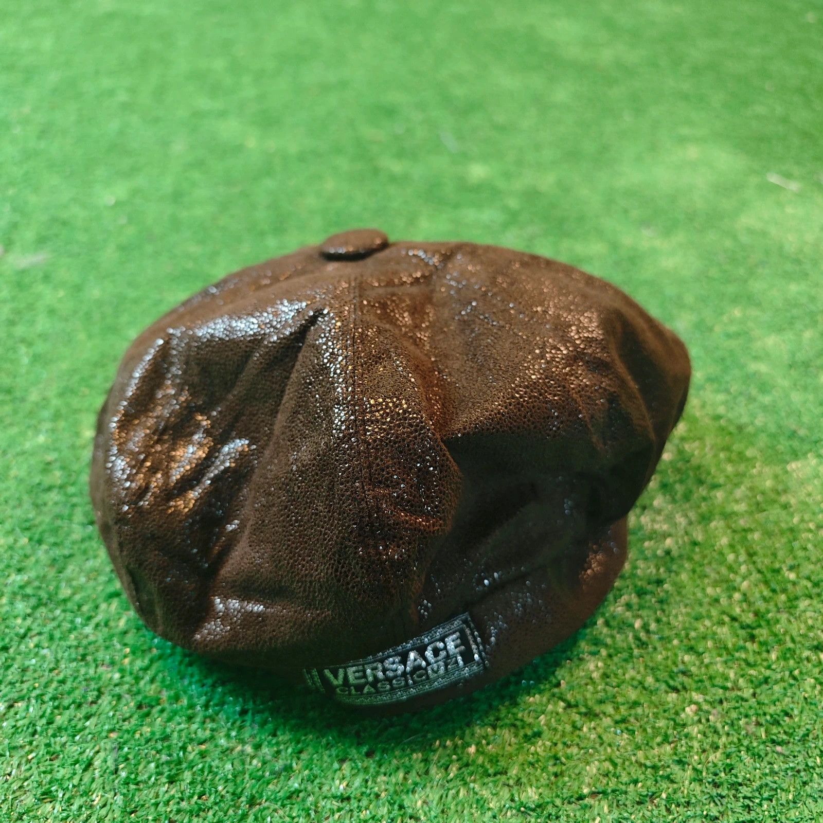 Versace Vintage Versace Classic beret hat brown glow 90s drip Size ONE SIZE - 2 Thumbnail
